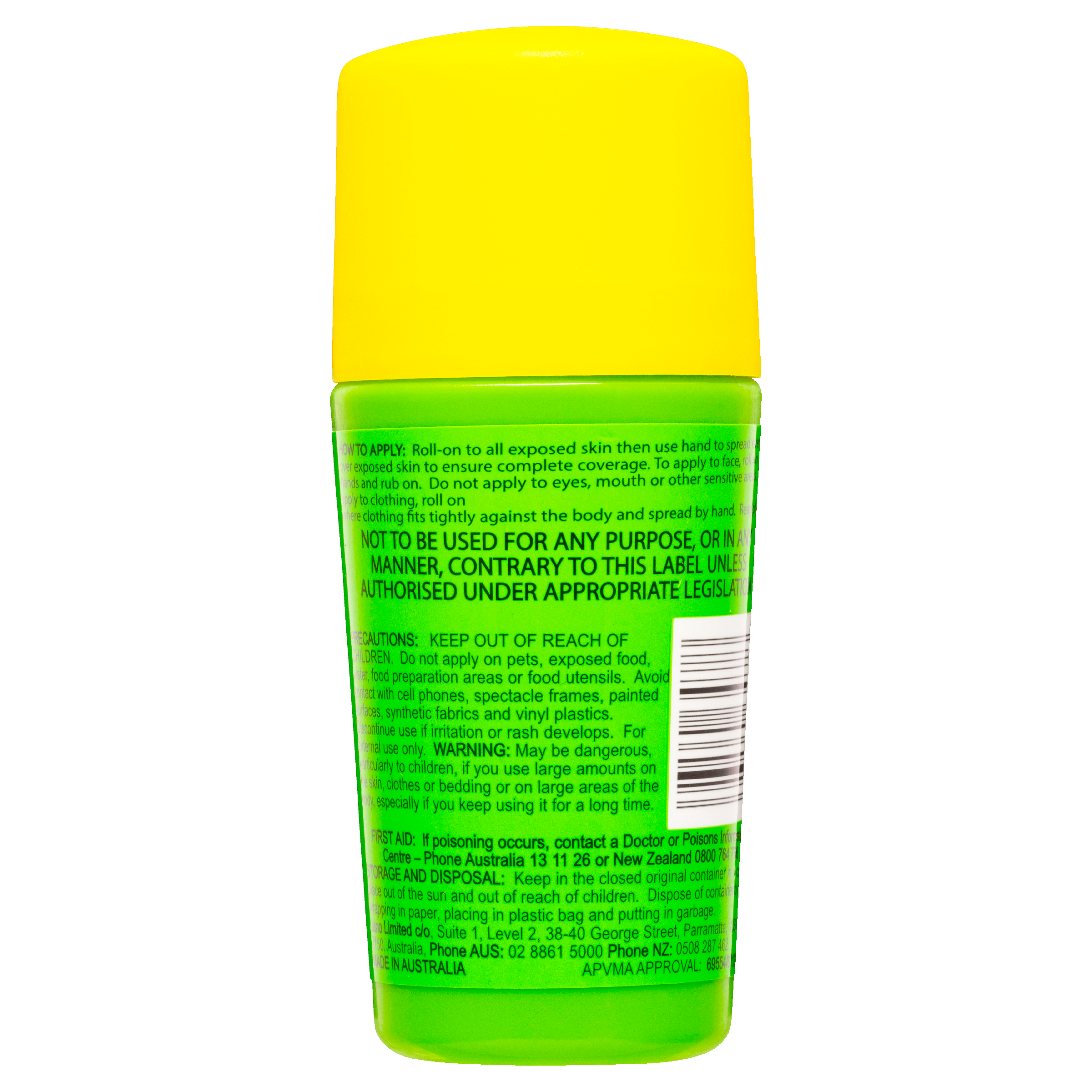 BUSHMANS INSECT REPELLENT 20% DEET ROLL ON 65G - Image 2