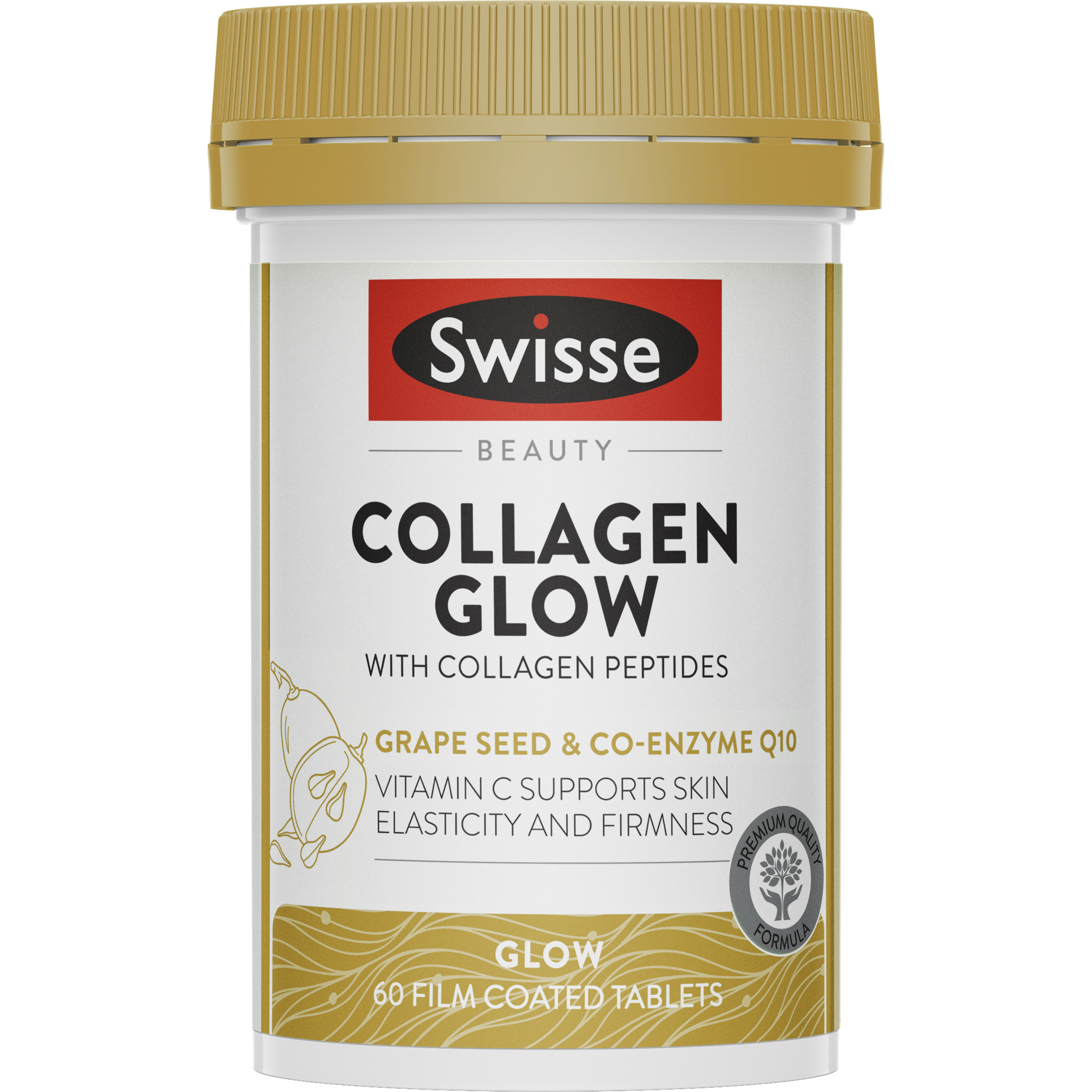 SWISSE ULTIBOOST COLLAGEN PEPTIDES+ GSEED+COQ10 60 TABLETS