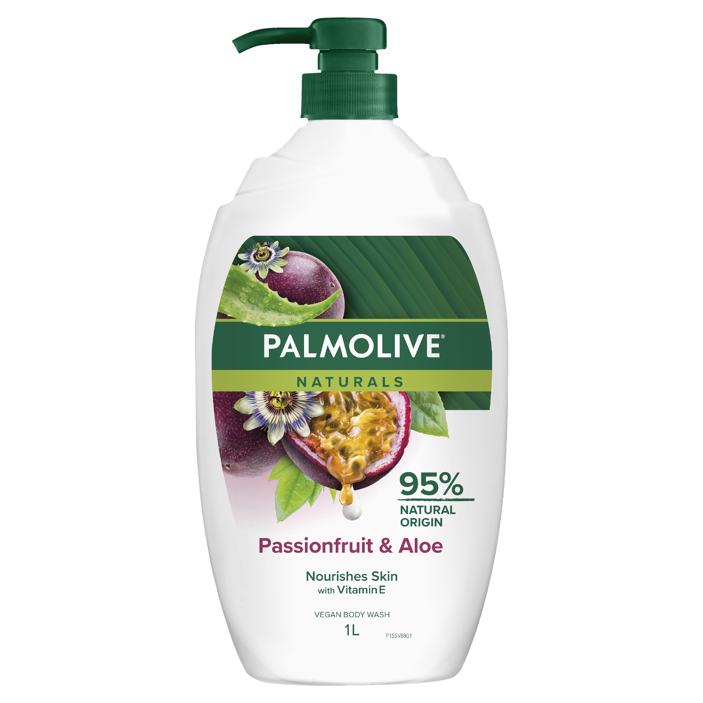 PALMOLIVE BODY WASH PASSIONFRUIT & ALOE WITH VIT E 1 LITRE