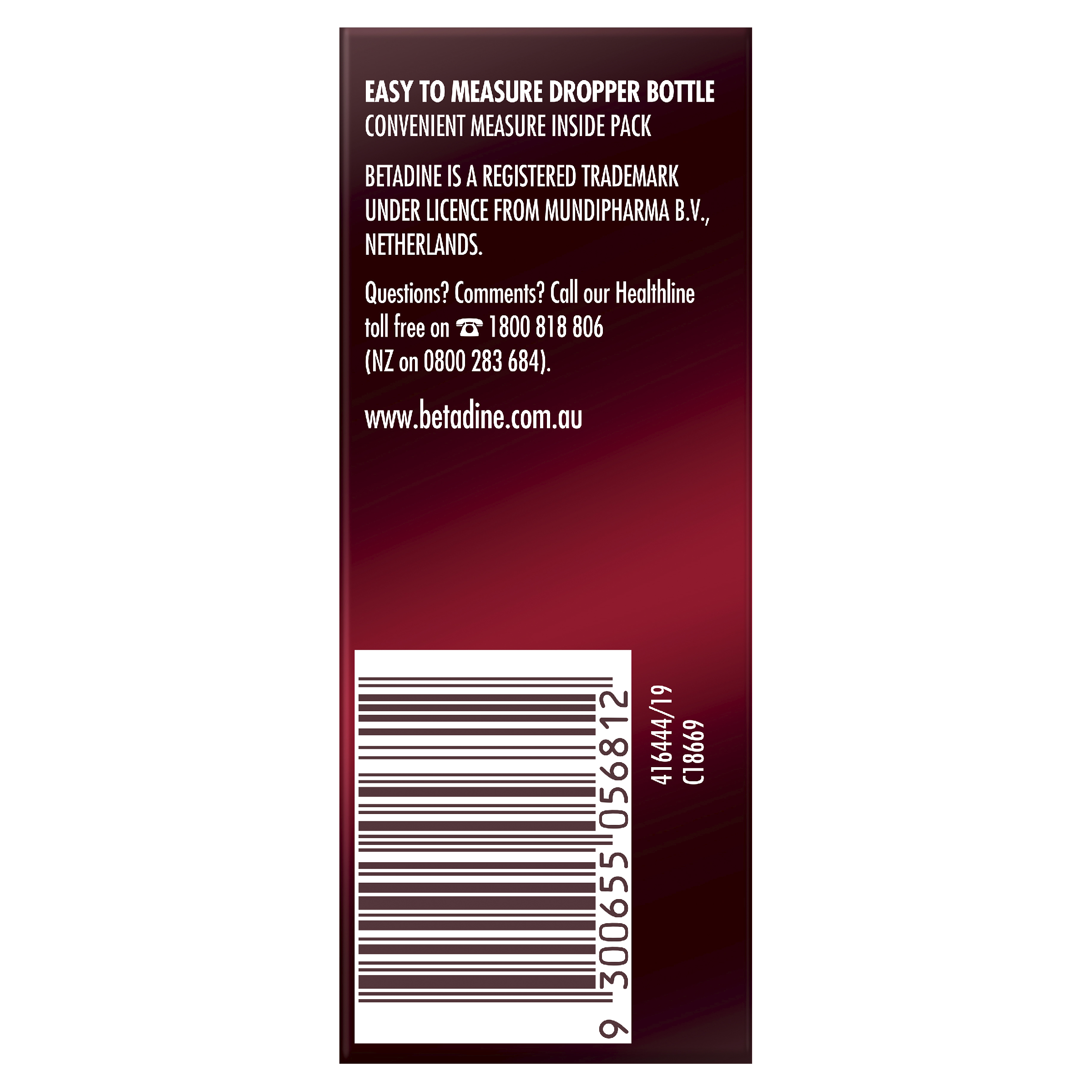 BETADINE SORE THROAT GARGLE CONCENTRATE 15ML - Image 3