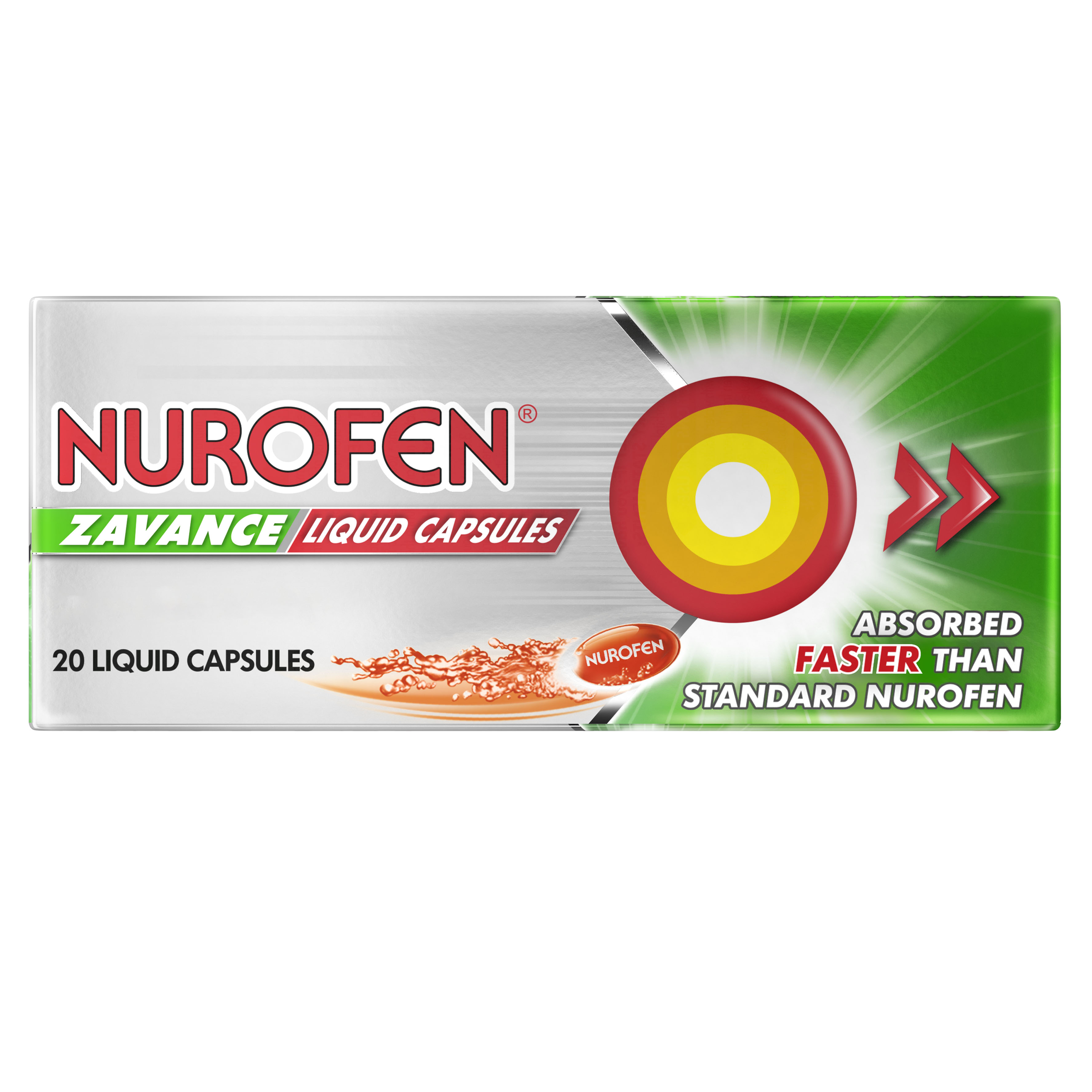 NUROFEN ZAVANCE LIQUID 20 CAPSULES - Image 2