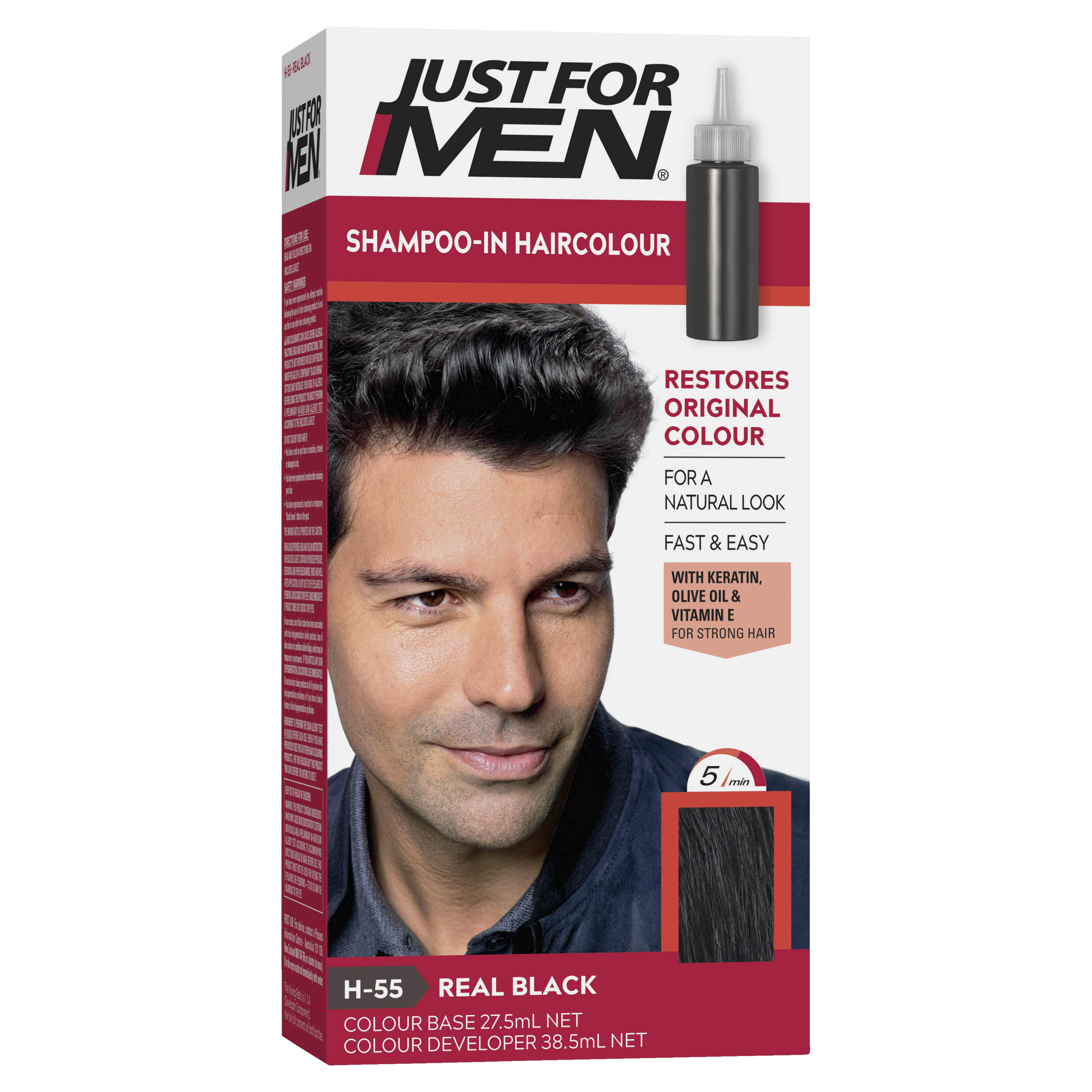 JUST FOR MEN NATURAL REAL BLACK