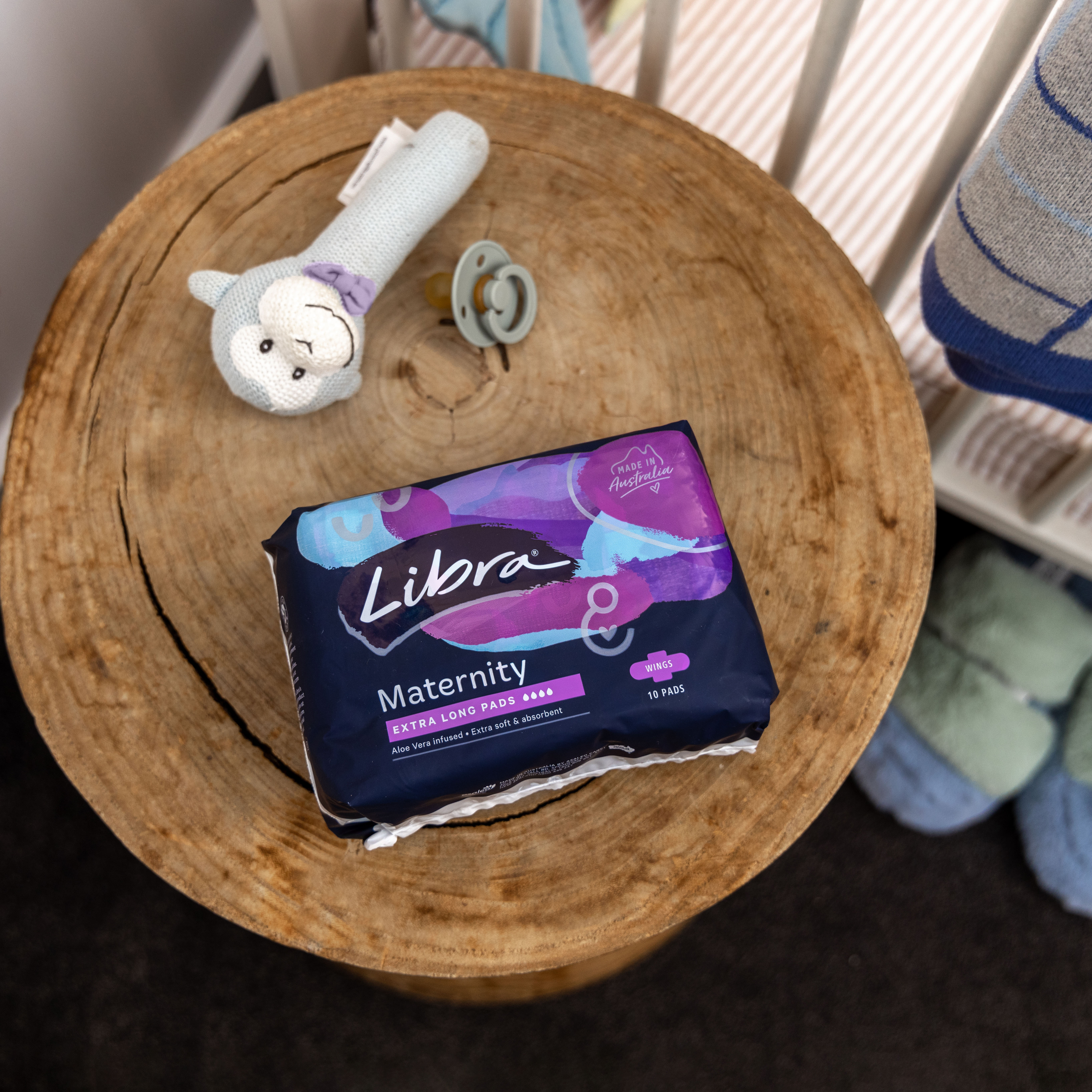 LIBRA PADS MATERNITY EXTRA LONG WINGS 10 PACK - Image 3