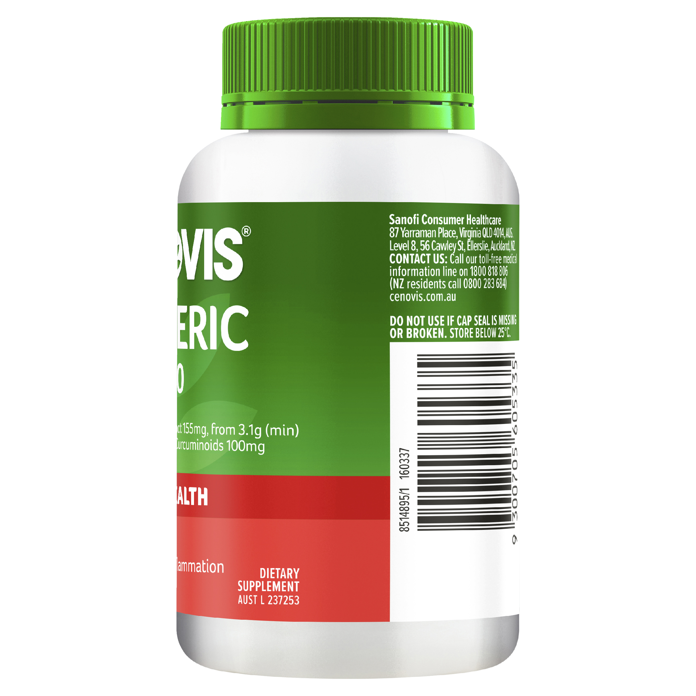 CENOVIS TURMERIC 3100 80 CAPSULES - Image 10