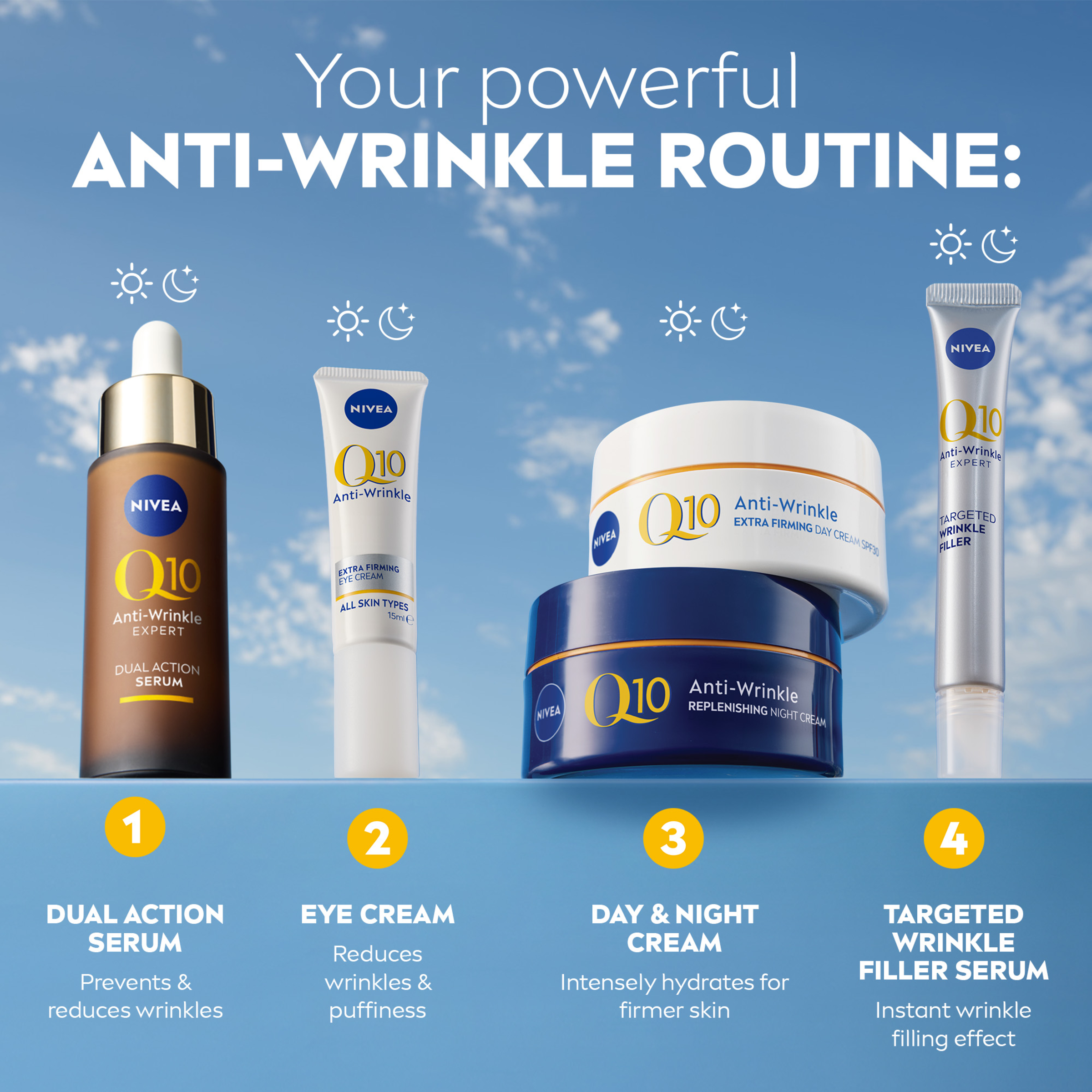 NIVEA Q10 POWER ANTI WRINKLE EYE CREAM 15ML - Image 3