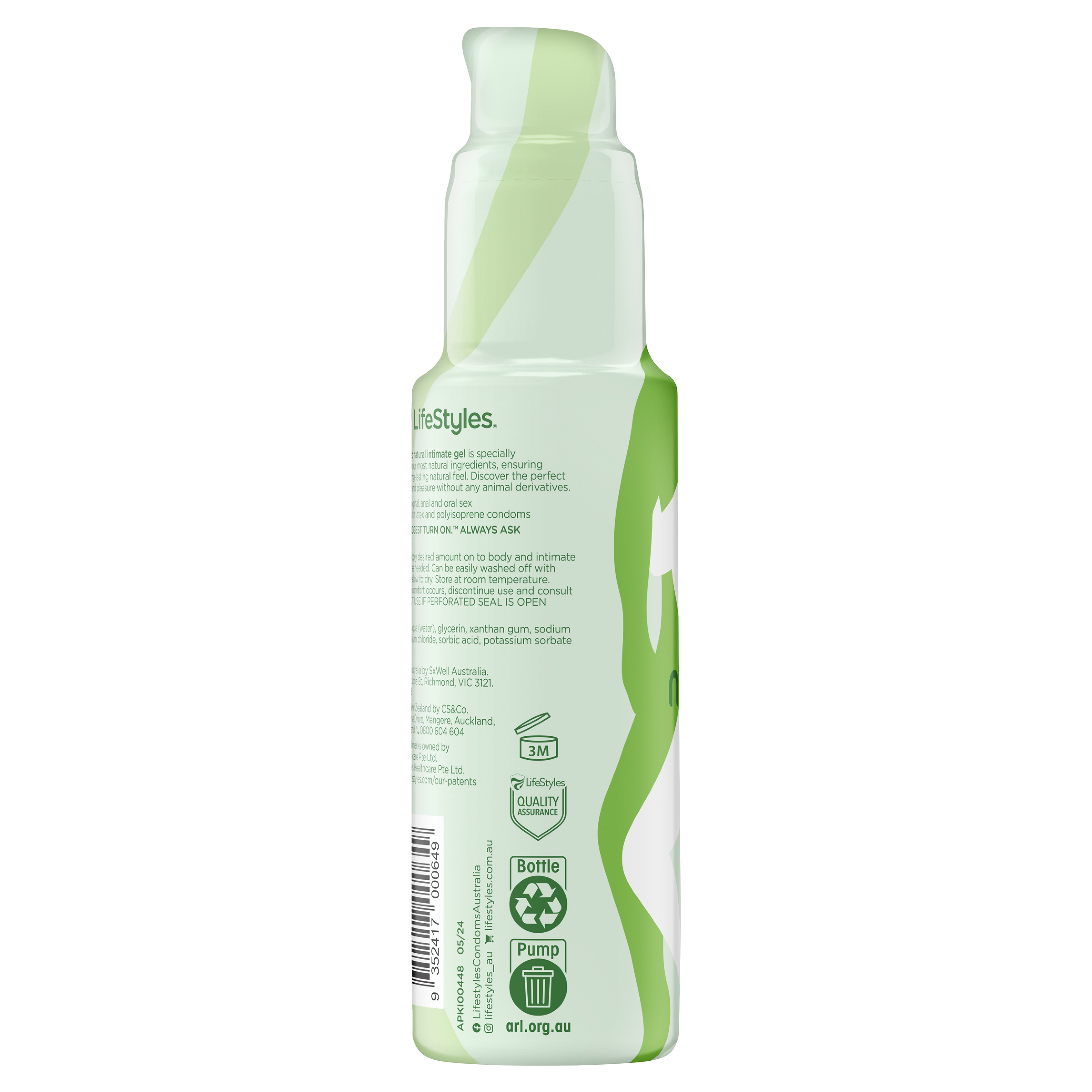 LIFESTYLES ULTRA NATURAL LUBRICANT WATER-BASED 100ML - Image 4