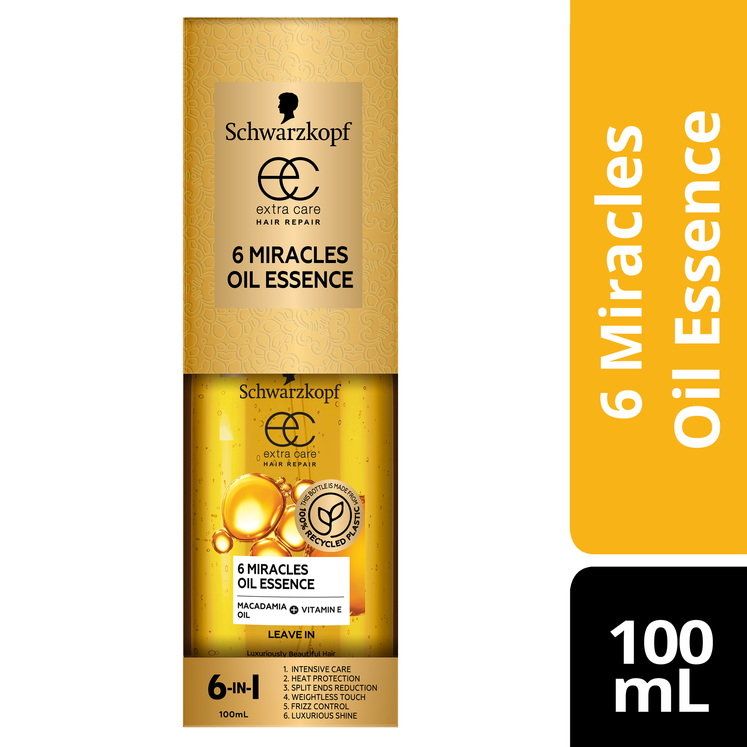 SCHWARZKOPF EXTRA CARE 6 MIRACLES OIL TREATMENT 100ML - Image 9