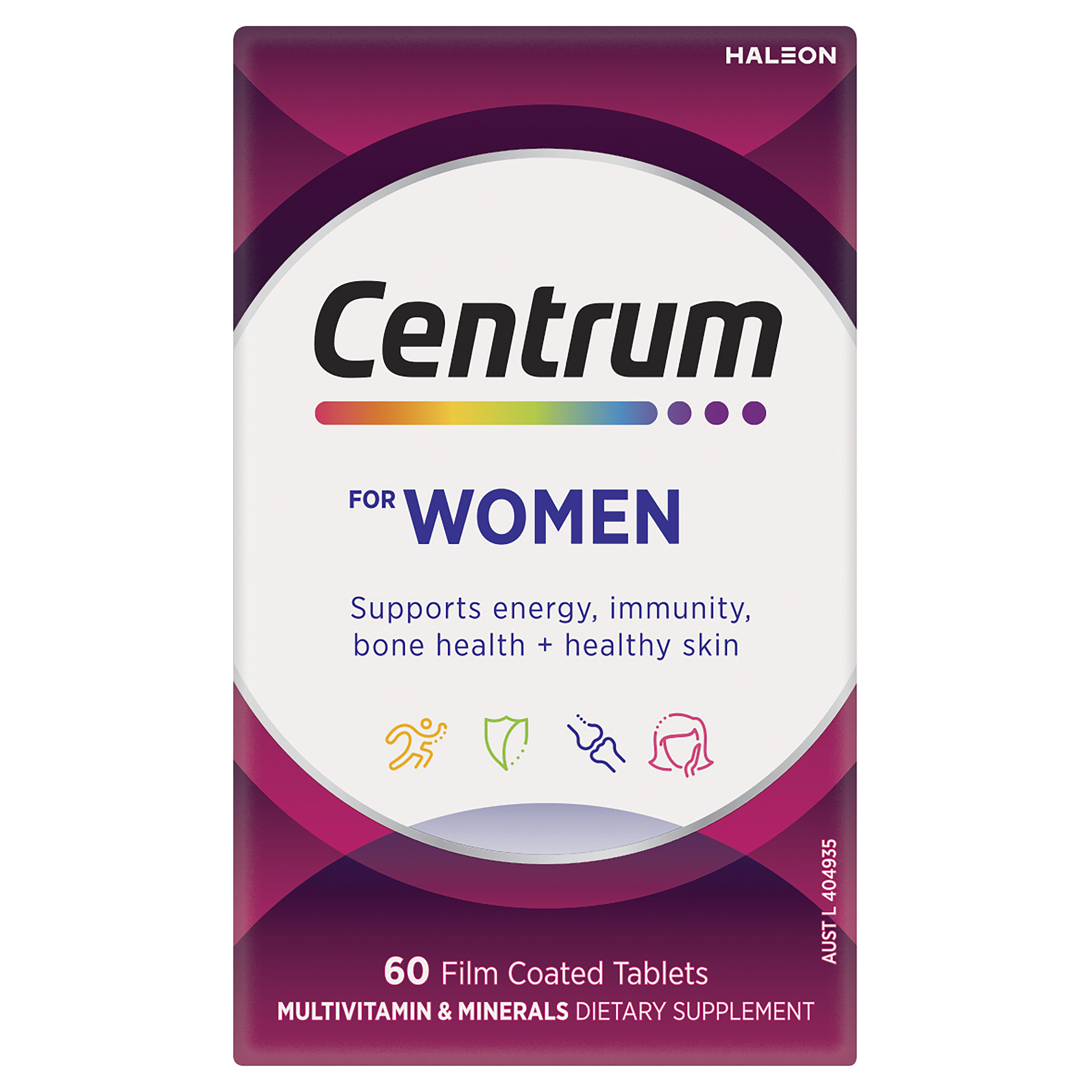 CENTRUM FOR WOMEN 60 TABLETS - Image 2