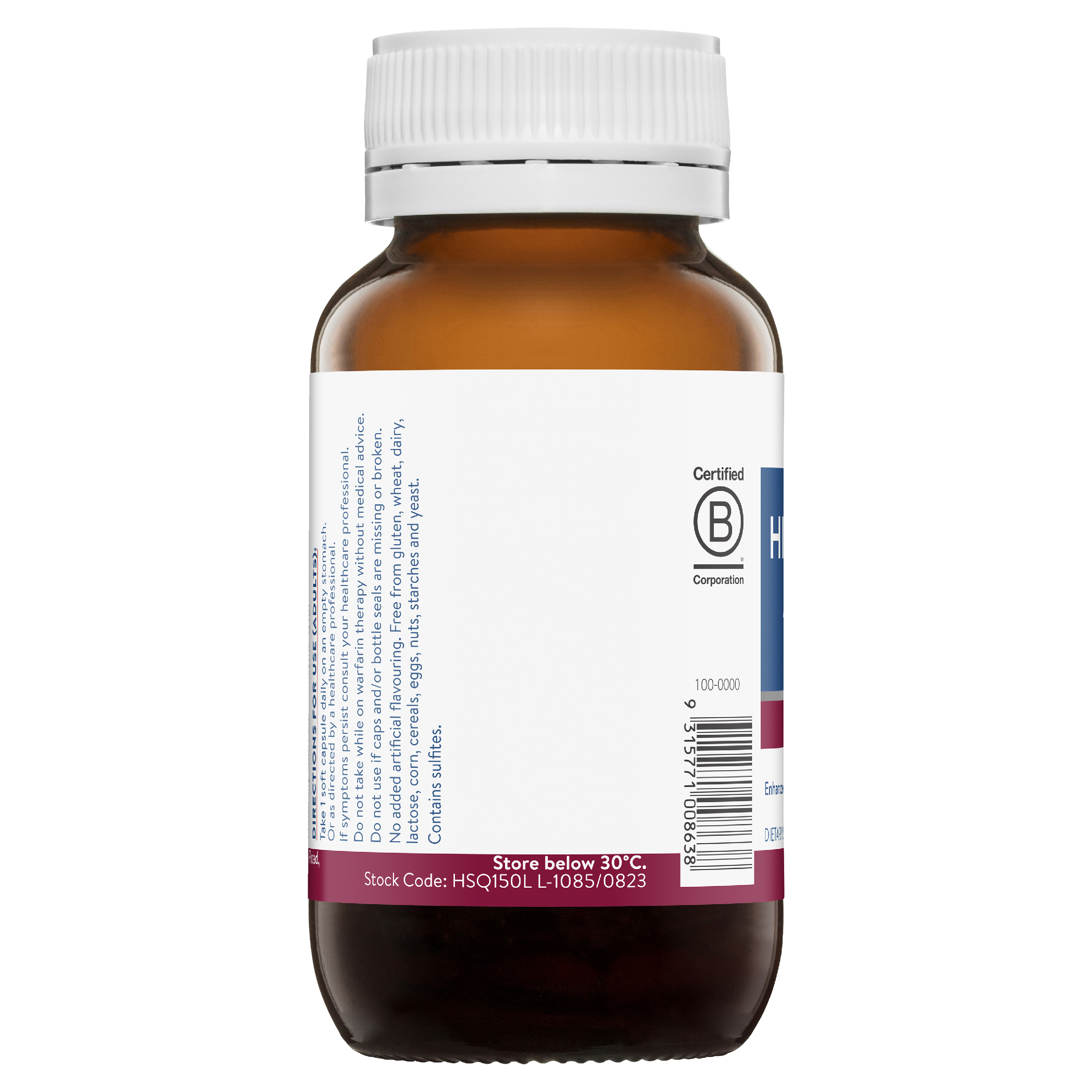 ETHICAL NUTRIENTS HI-STRENGTH Q10 ABSORB 150MG 60 CAPSULES - Image 4