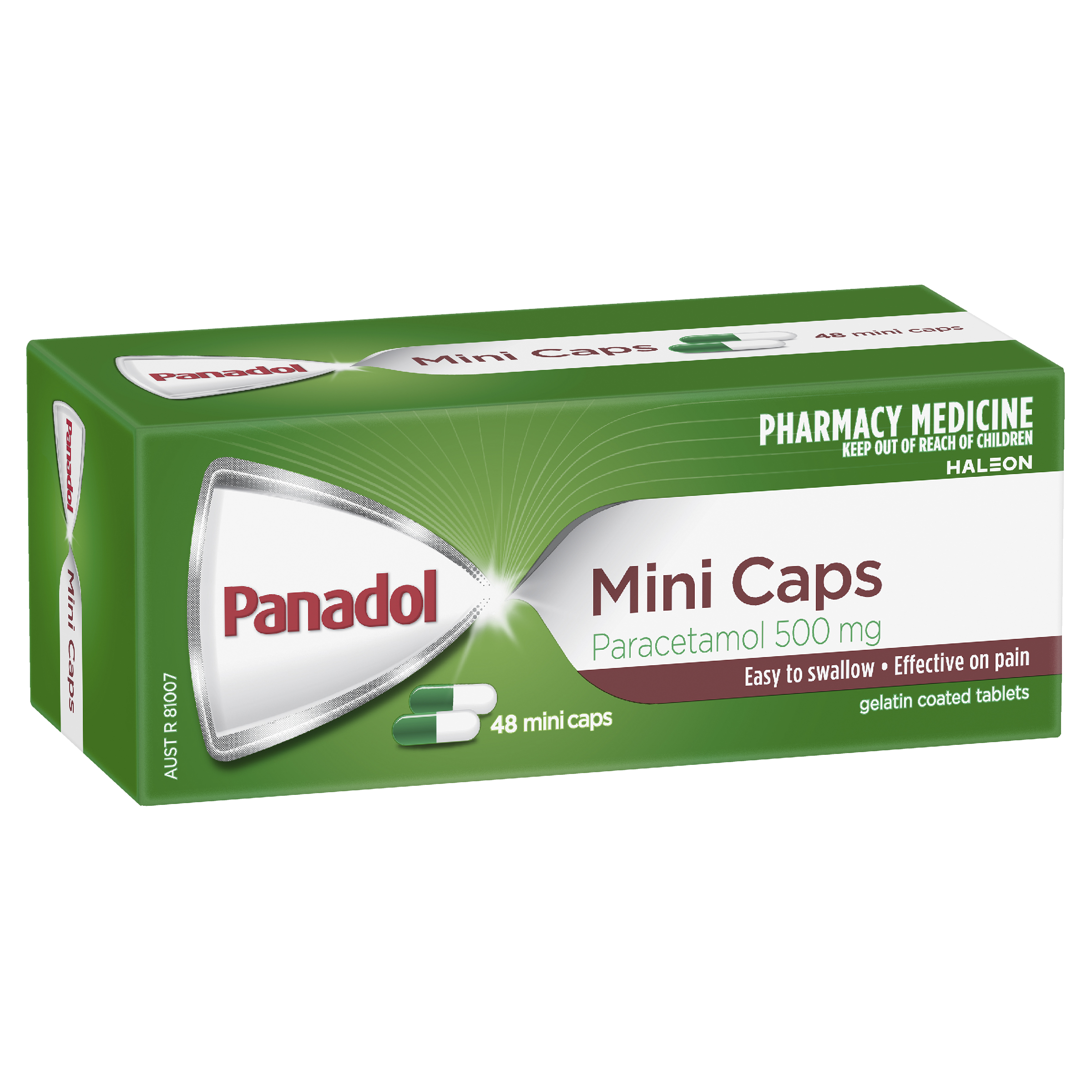 PANADOL 500MG 48 MINI CAPSULES