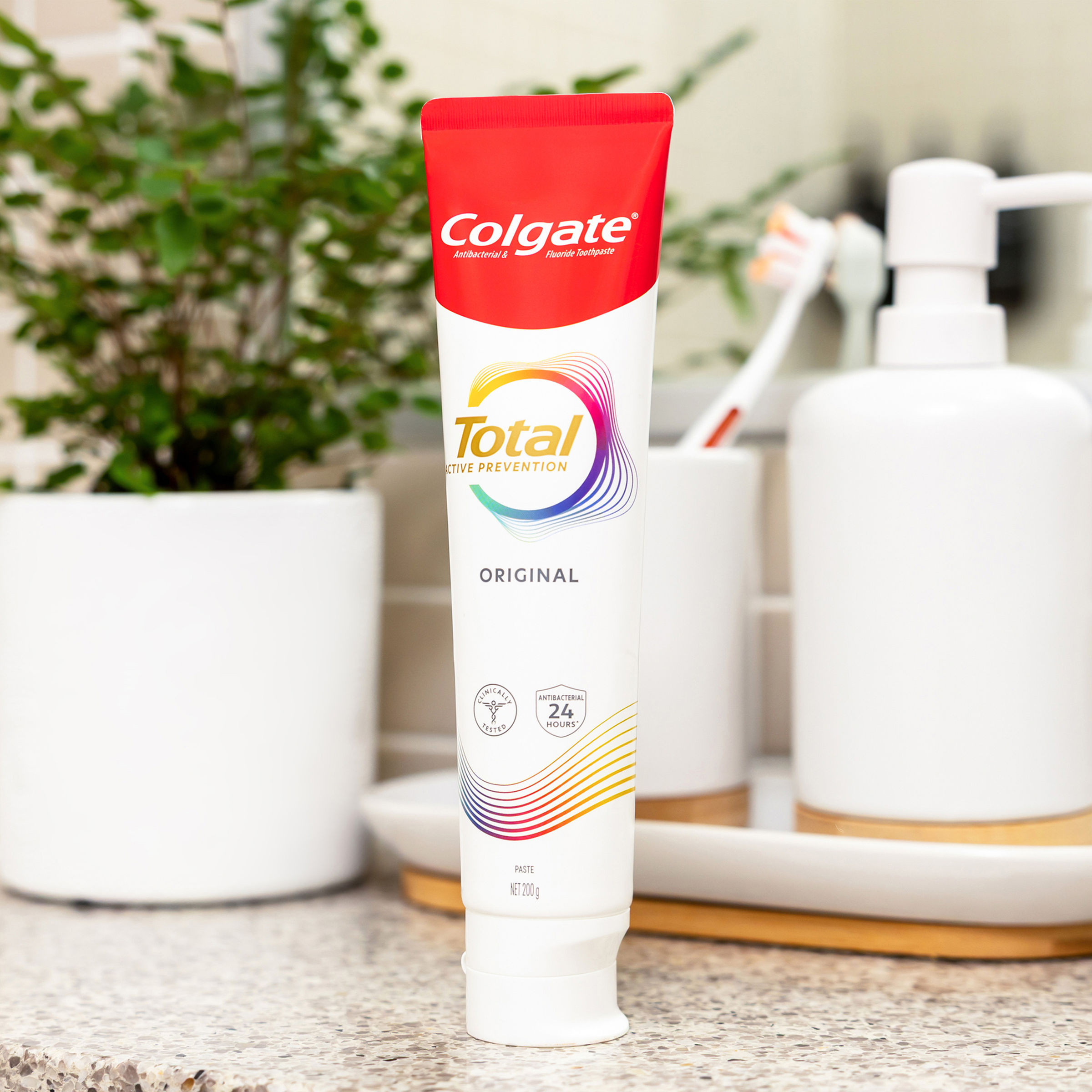 COLGATE TOOTHPASTE TOTAL ORIGINAL ANTIBACTERIAL TRAVEL 40G - Image 3
