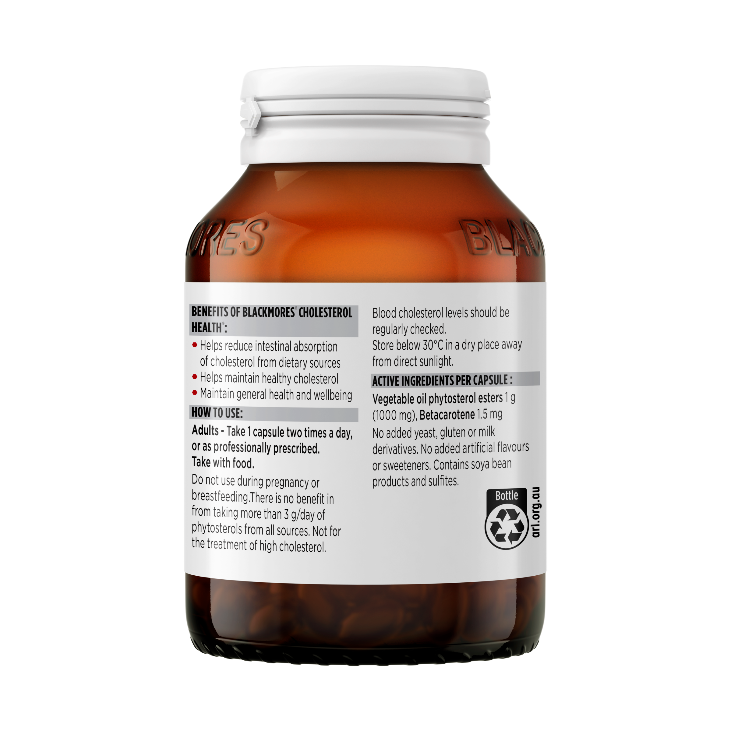 BLACKMORES CHOLESTEROL HEALTH 60 CAPSULES - Image 4