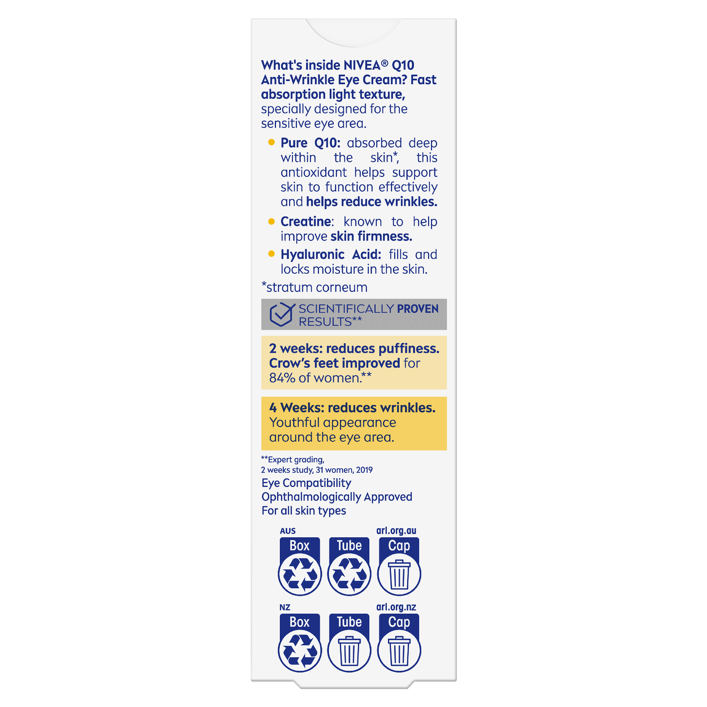 NIVEA Q10 POWER ANTI WRINKLE EYE CREAM 15ML - Image 2