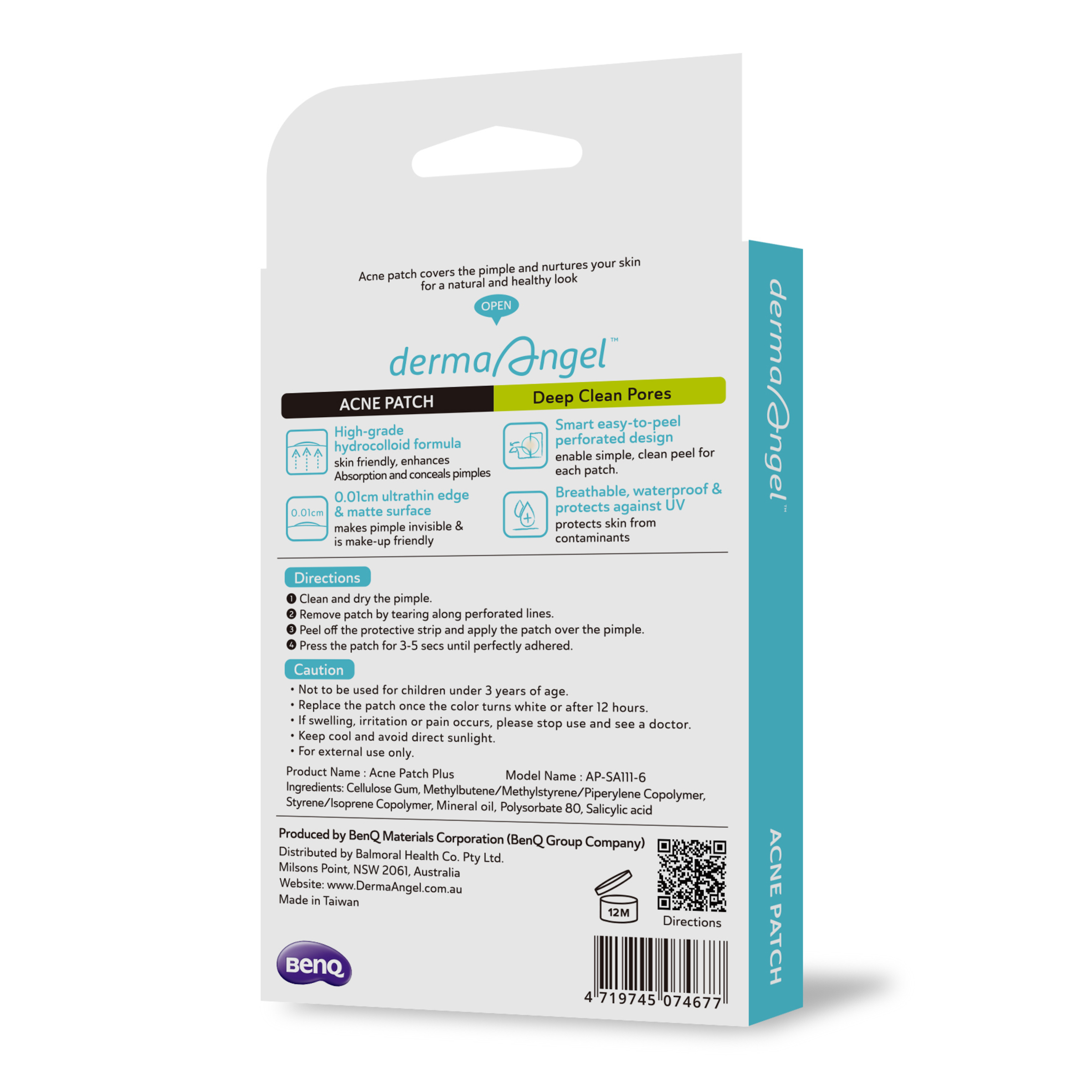 DERMA ANGEL ACNE PATCH NIGHT PATCH 24 PACK - Image 3