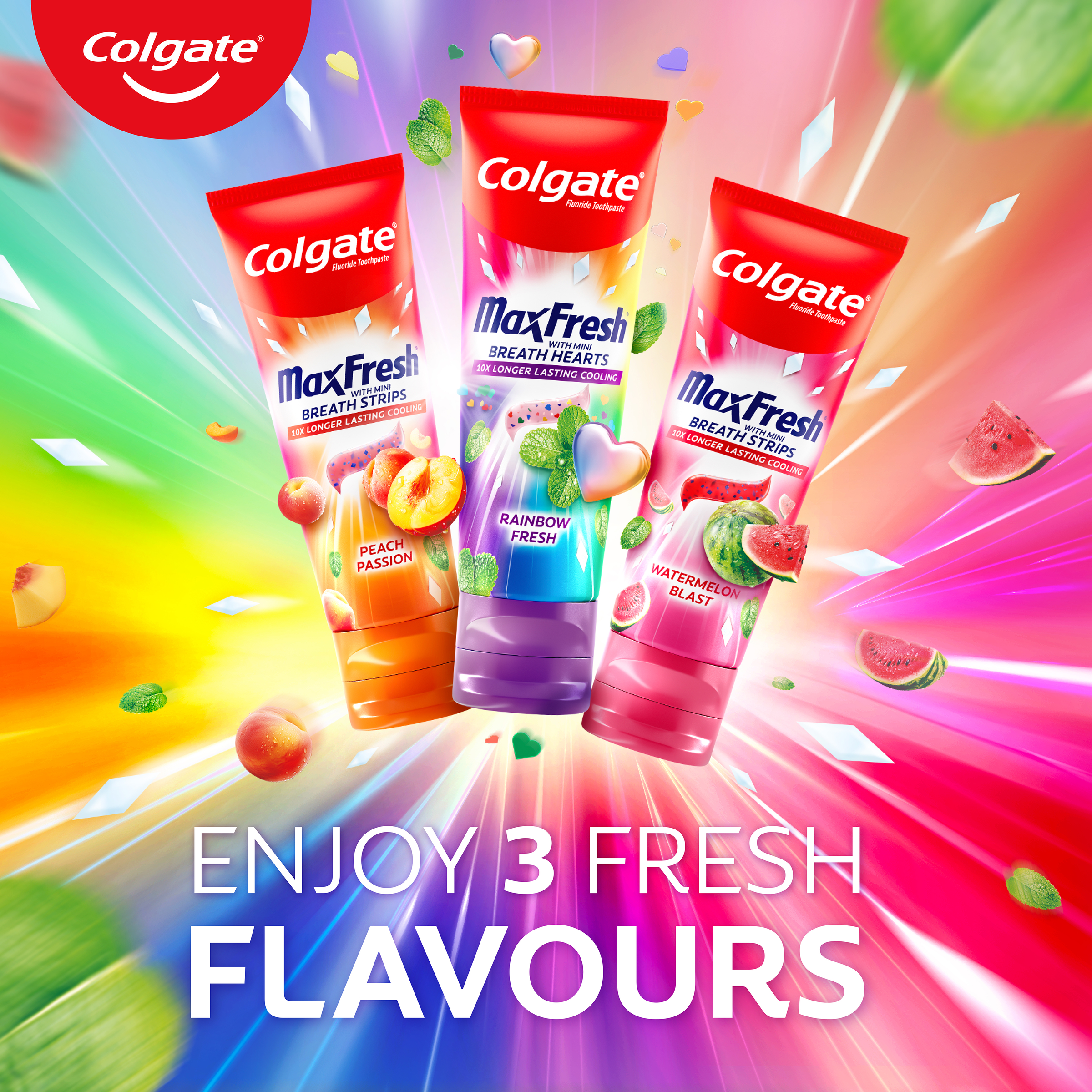 COLGATE TOOTHPASTE MAX FRESH WATERMELON 100G - Image 9