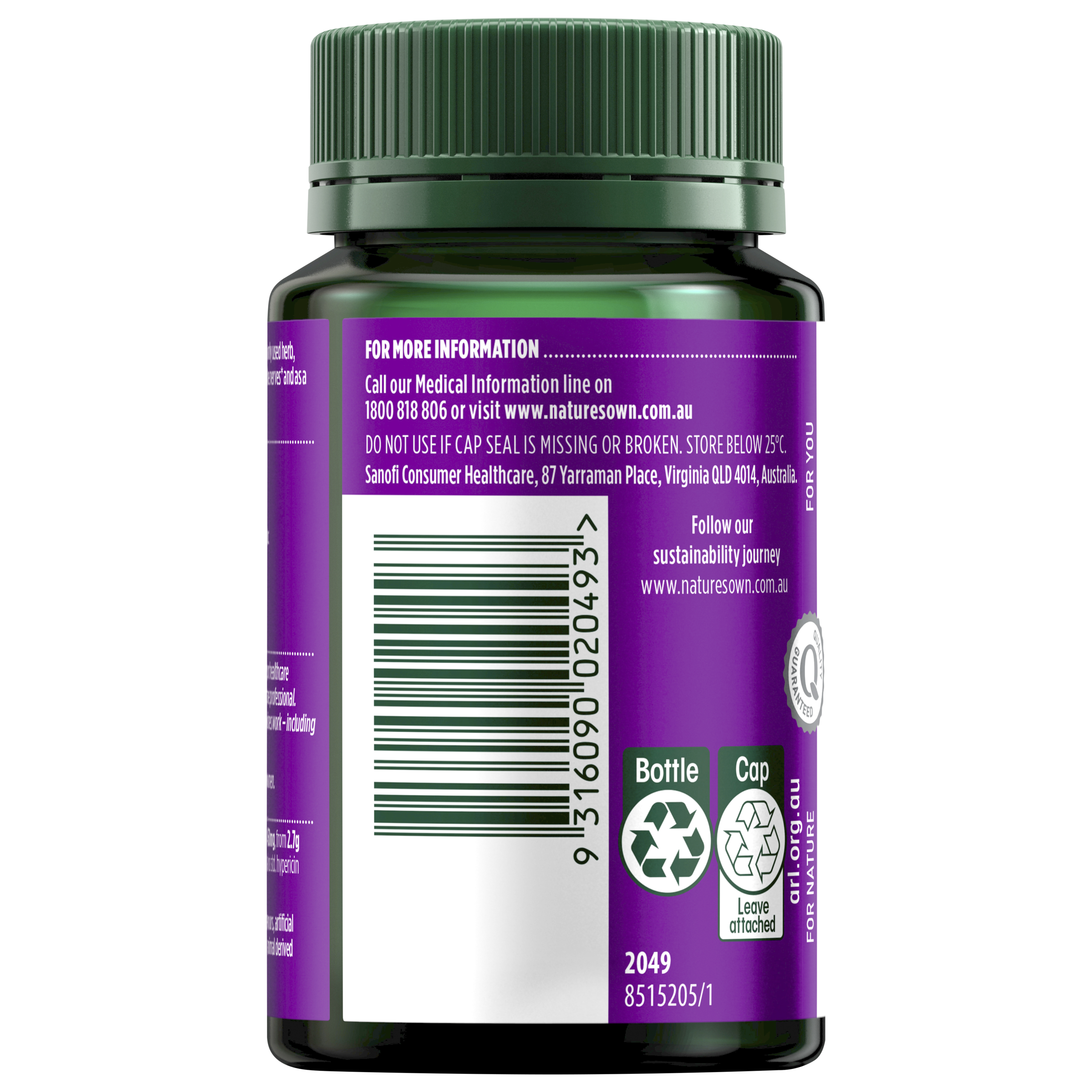 NATURES OWN MOOD BALANCE ST JOHNS WORT 50 TABLETS - Image 2