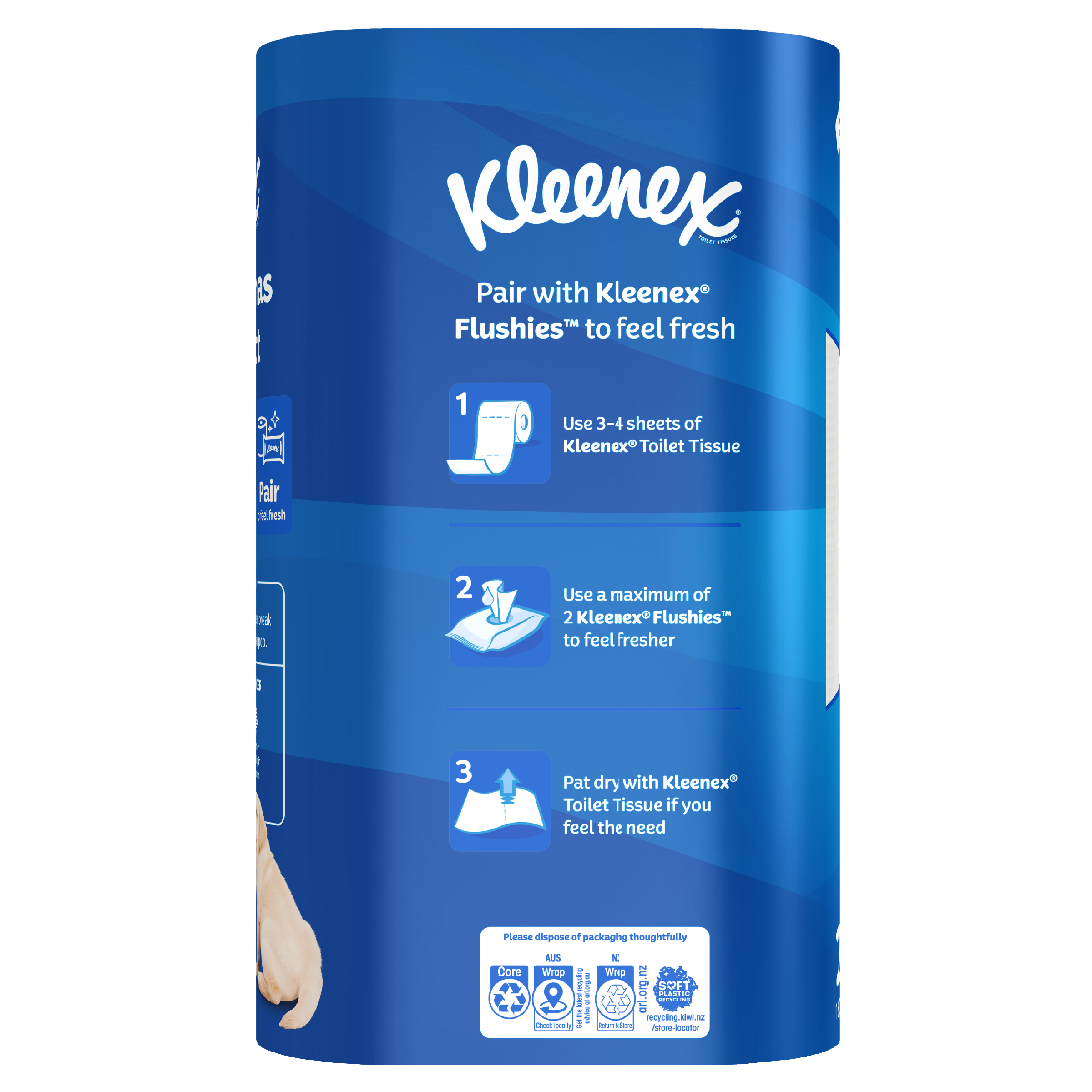 KLEENEX TOILET PAPER COMPLETE CLEAN 24 PACK - Image 3