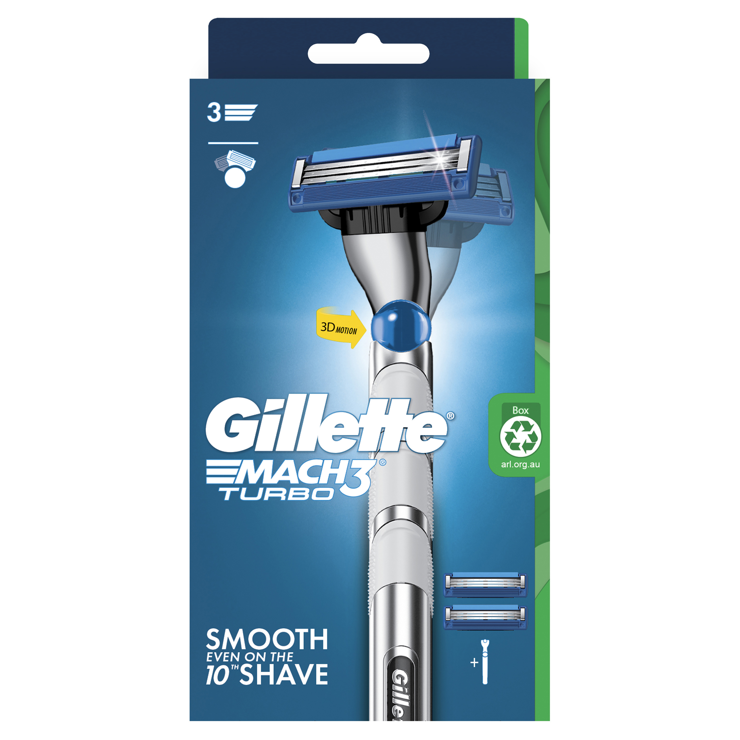 GILLETTE MACH3 TURBO RAZOR + 2 BLADES - Image 2