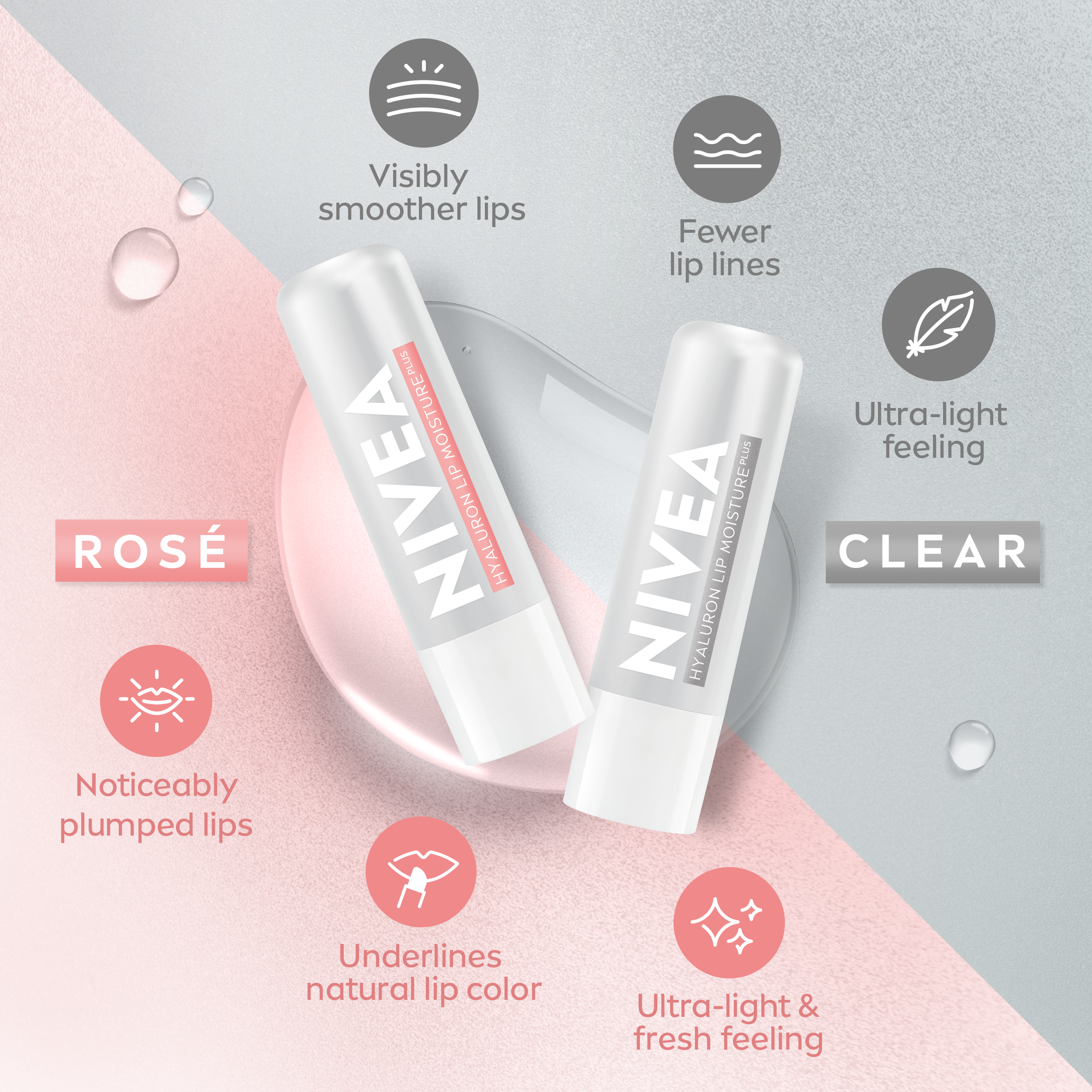 NIVEA LIP BALM STICK HYALURON CLEAR 5.2G - Image 5