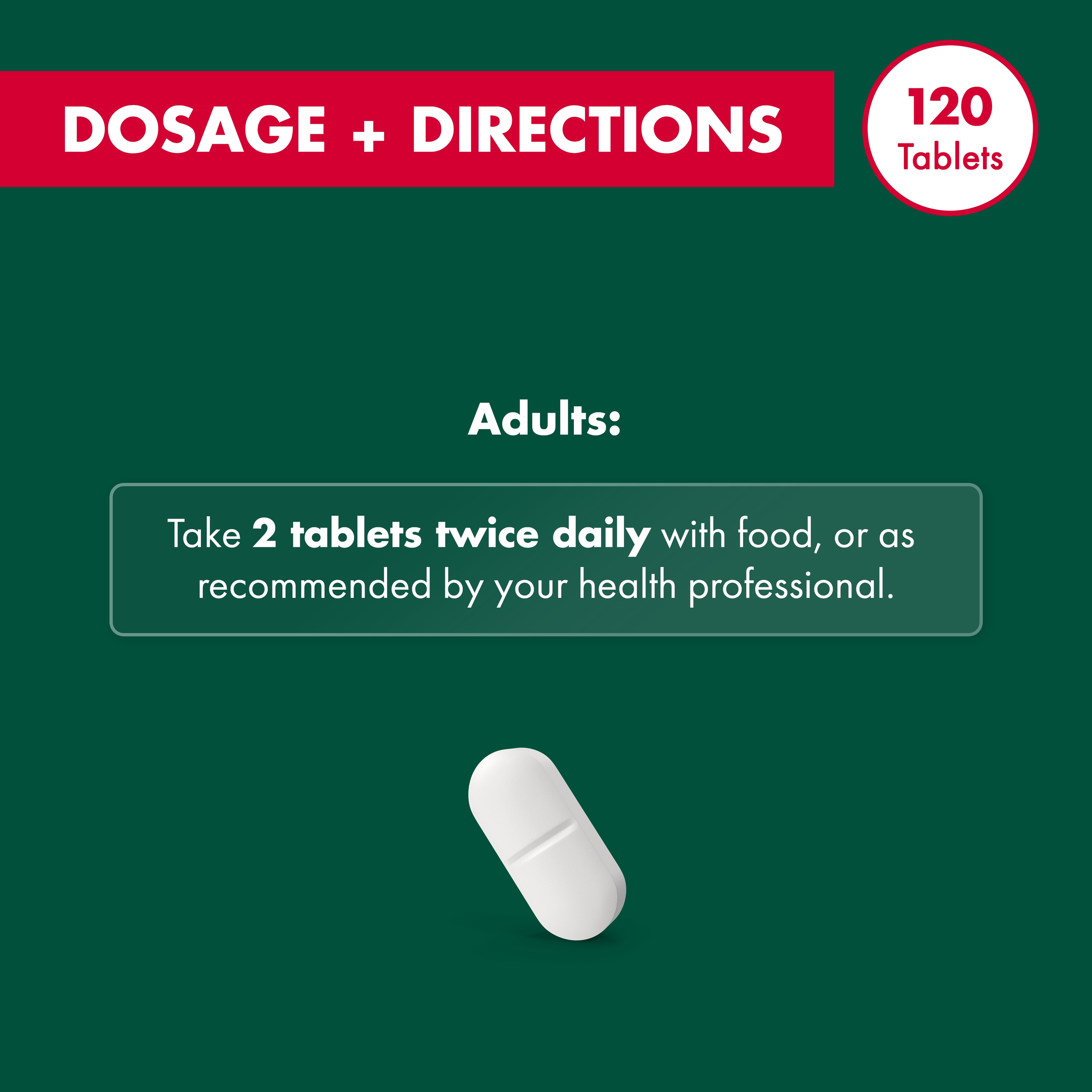 NATURES OWN CALCIUM MAGNESIUM & VITAMIN D3 120 TABLETS - Image 8