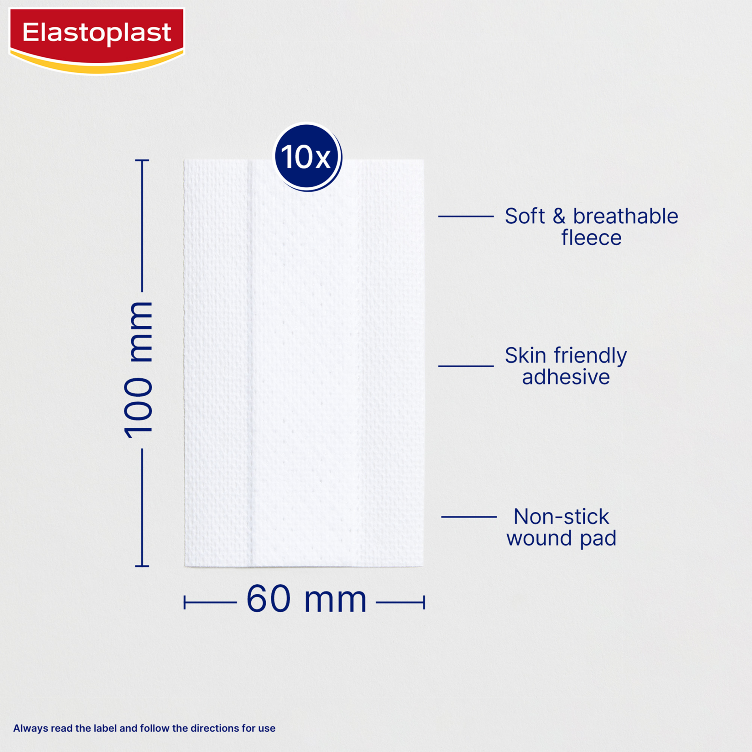 ELASTOPLAST SENSITIVE DRESSING 6CM X 1M - Image 3