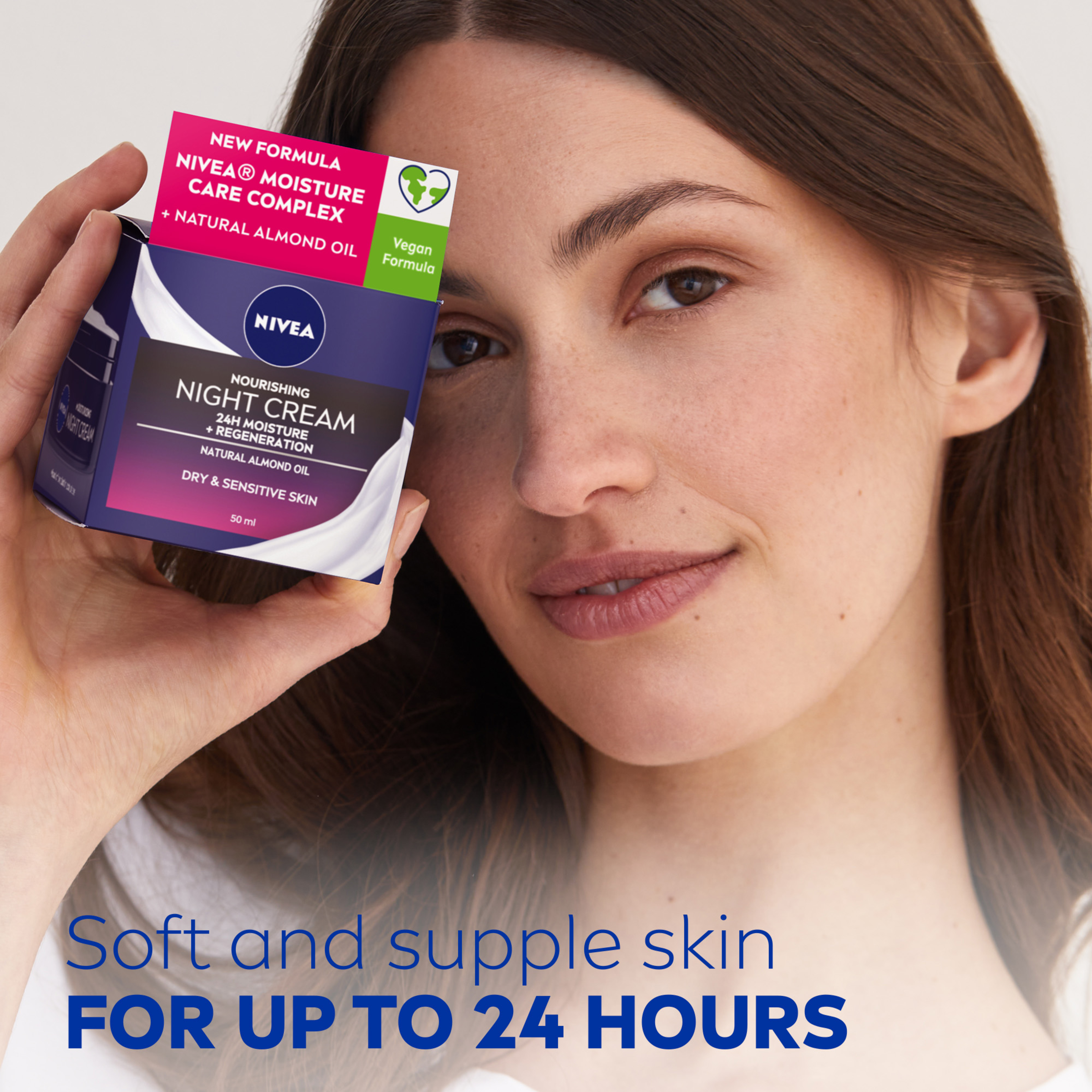 NIVEA DAILY ESSENTIALS  NIGHT CREAM DRY & SENSITIVE 50ML - Image 4