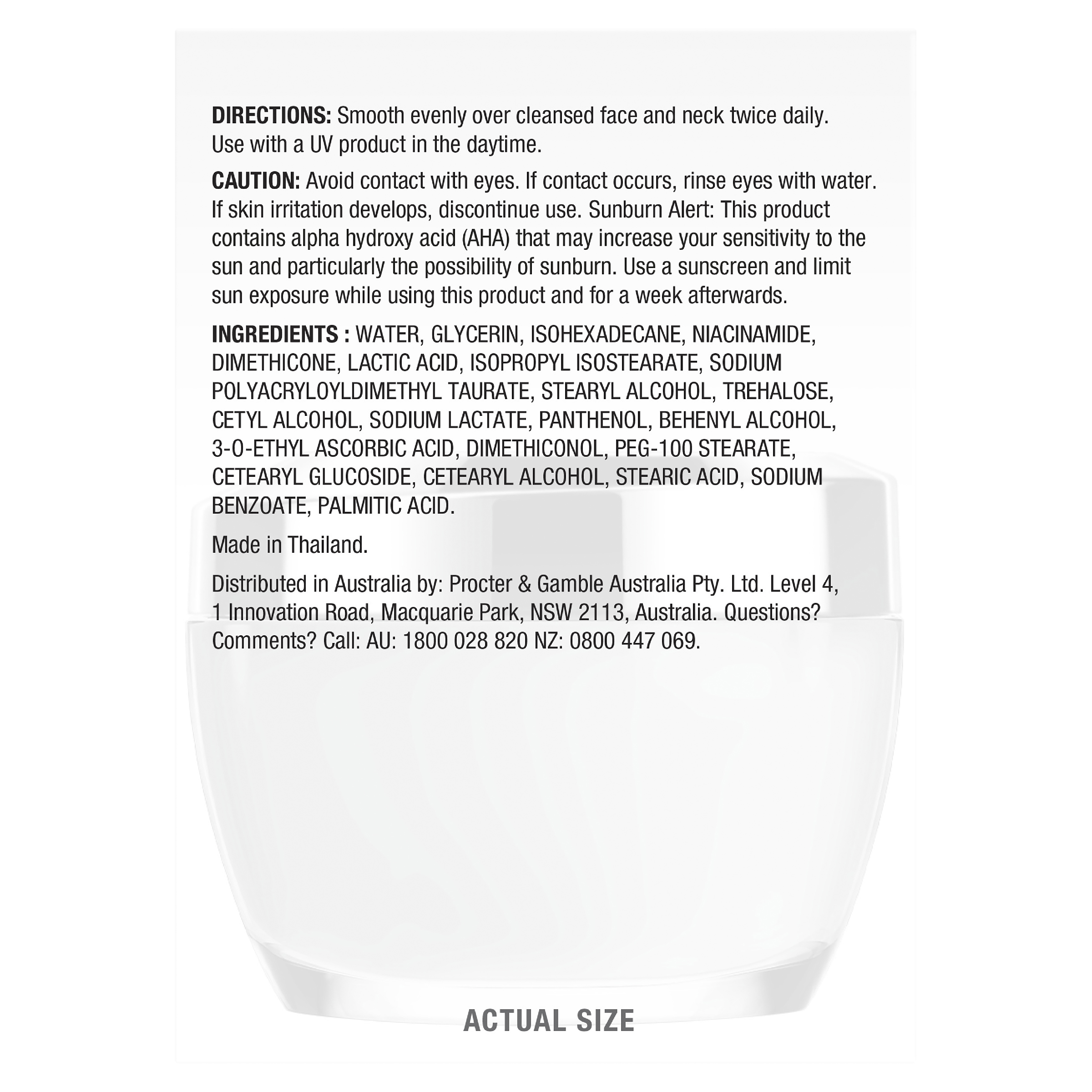 OLAY LUMINOUS VITAMIN C SENSITIVE BRIGHTENING MOISTURISER 50 - Image 3