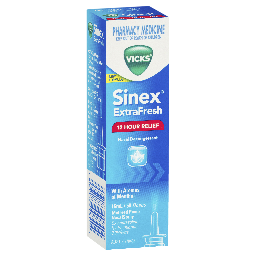 VICKS SINEX EXTRA FRESH MENTHOL 15ML
