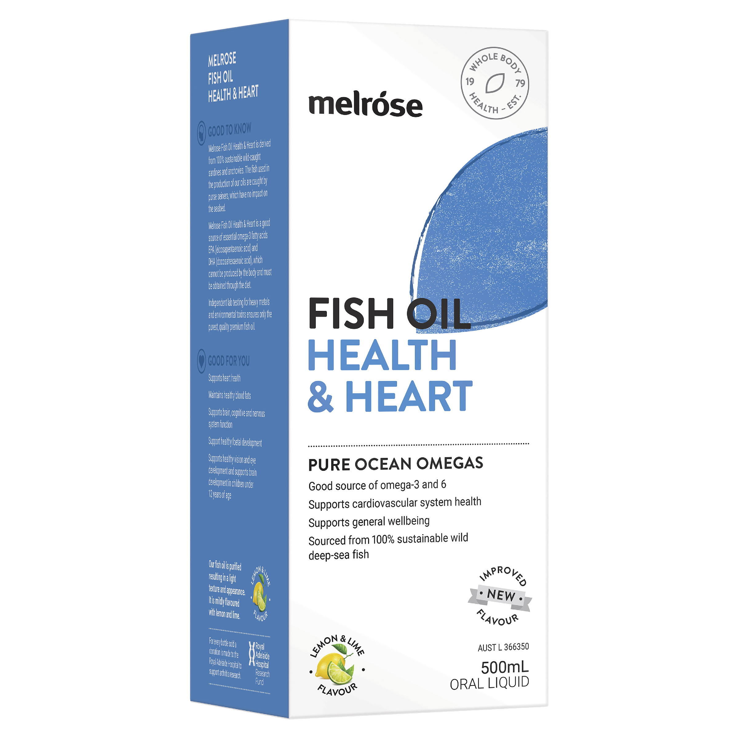 MELROSE FISH OIL LIQUID 500ML - Image 5