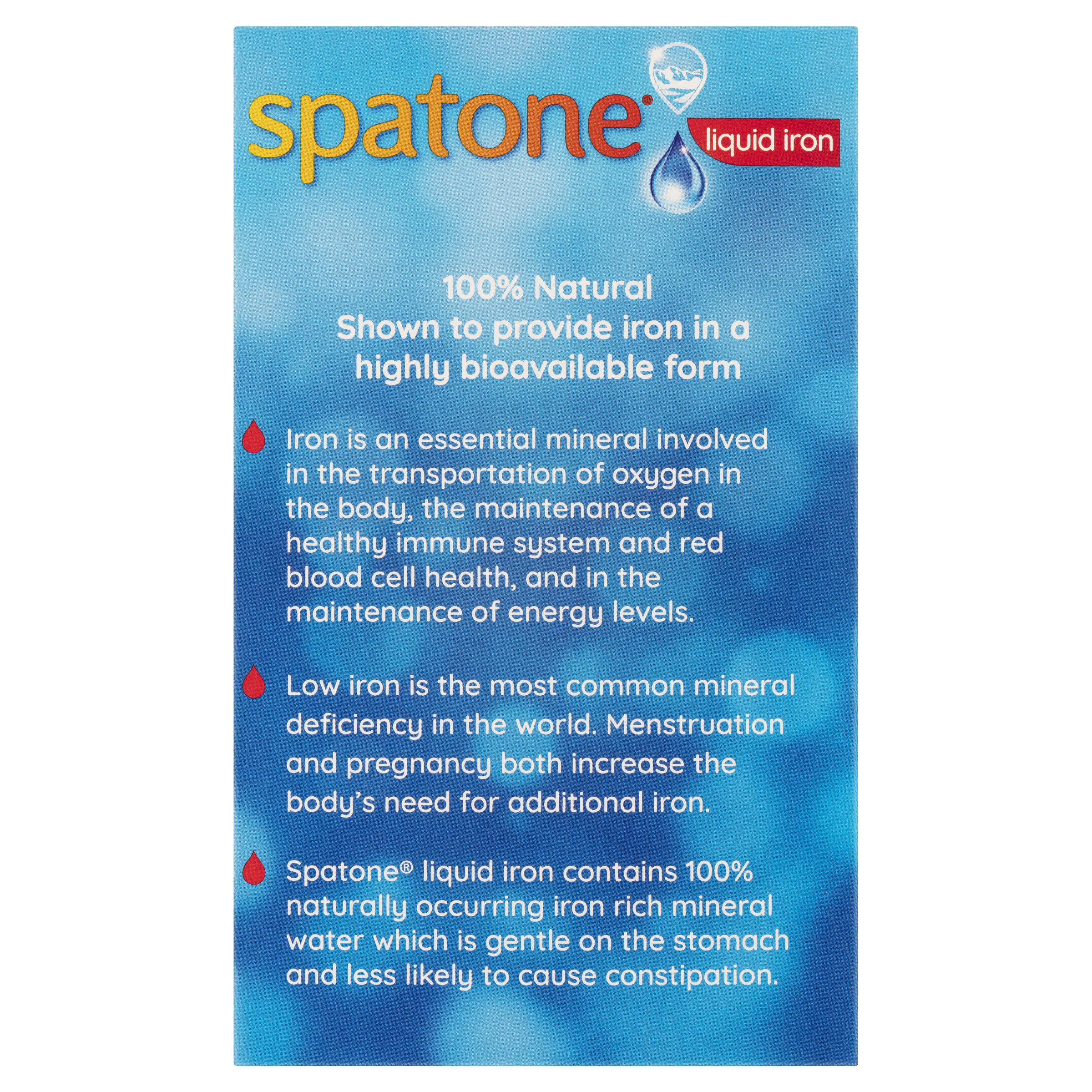 SPATONE DAILY IRON SHOTS SACHETS 28 PACK - Image 3