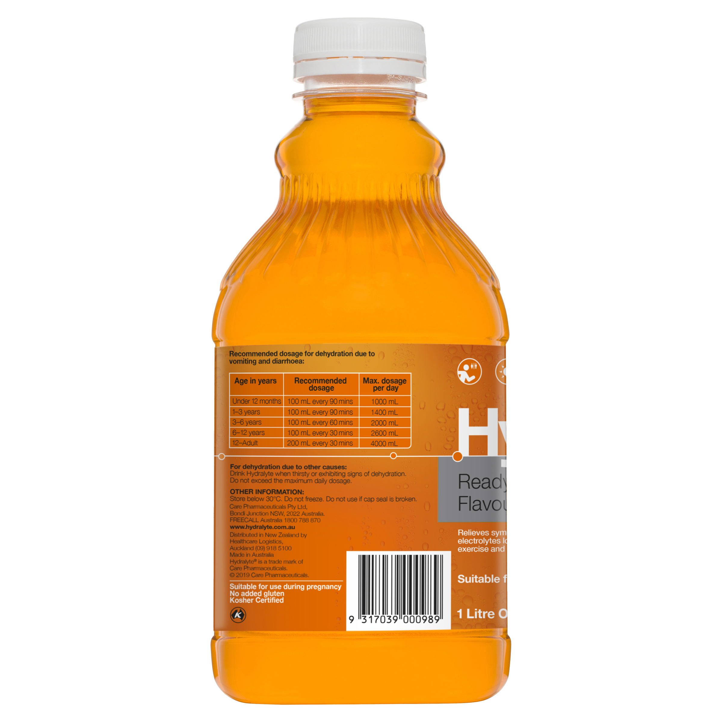 HYDRALYTE LIQUID ORANGE 1 LITRE - Image 4