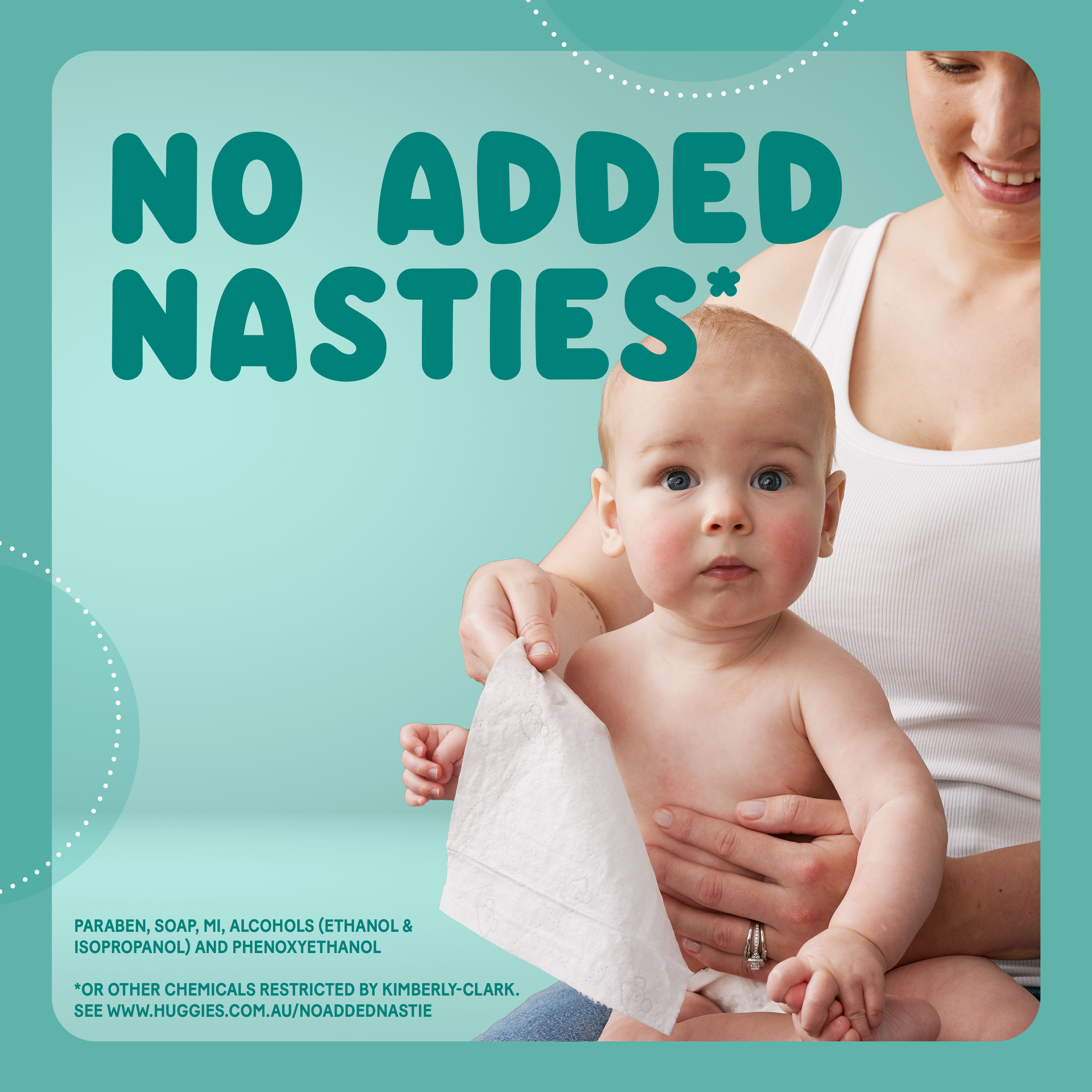 HUGGIES THICK BABY WIPES FRAGRANCE FREE 240 PACK - Image 5