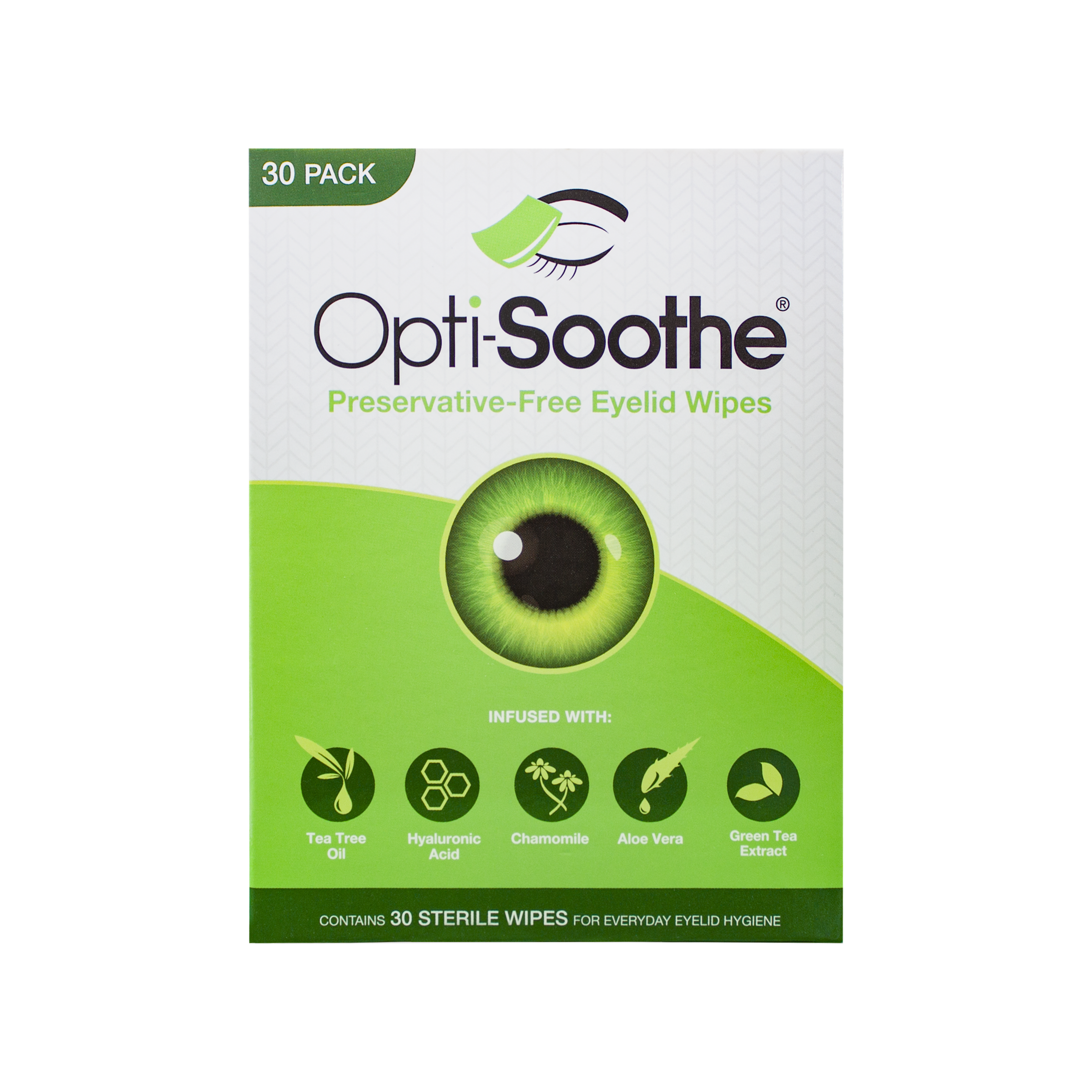 OPTI-SOOTHE EYELID WIPES 30 PACK - Image 2
