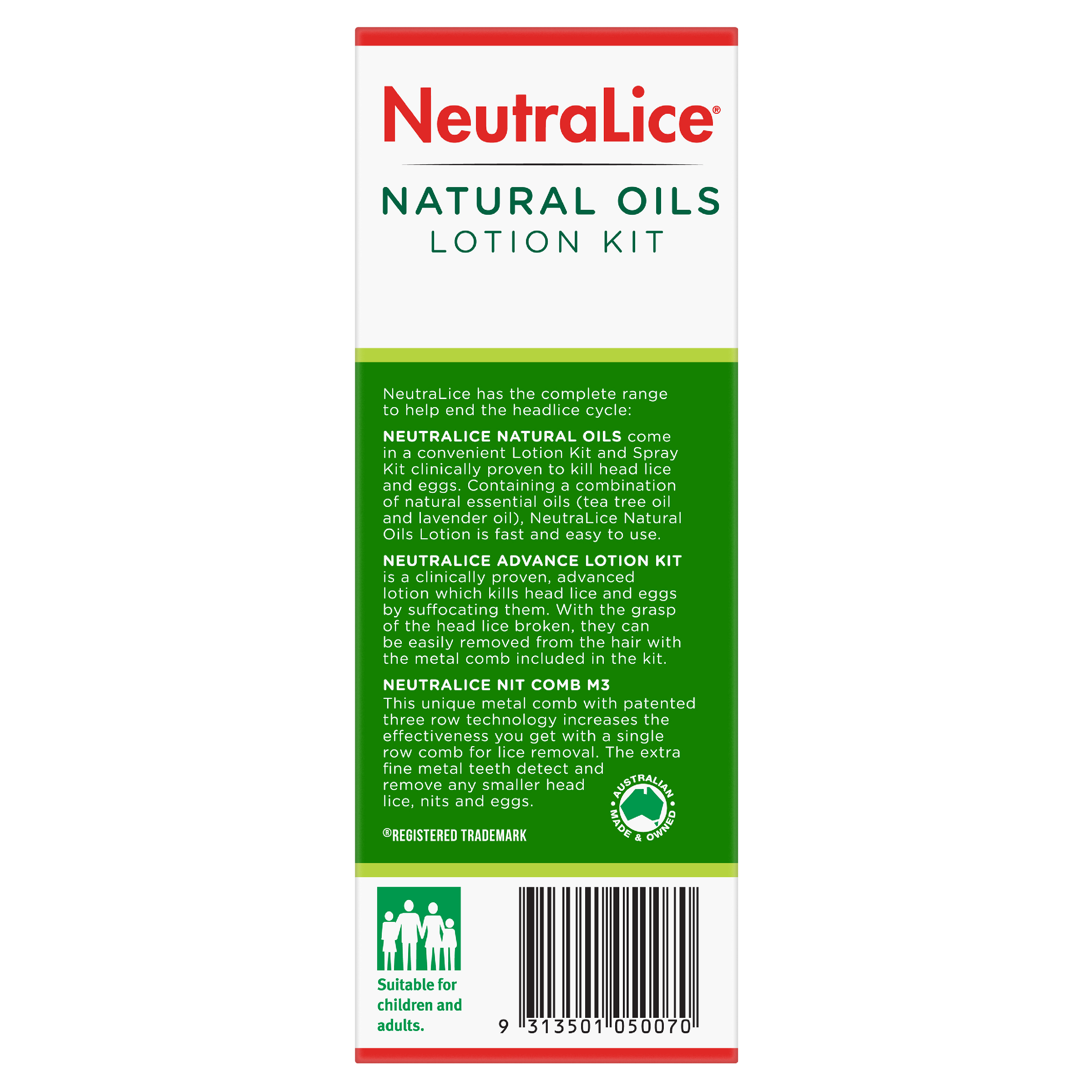 NEUTRALICE HEAD LICE NATURAL LOTION 200ML - Image 3