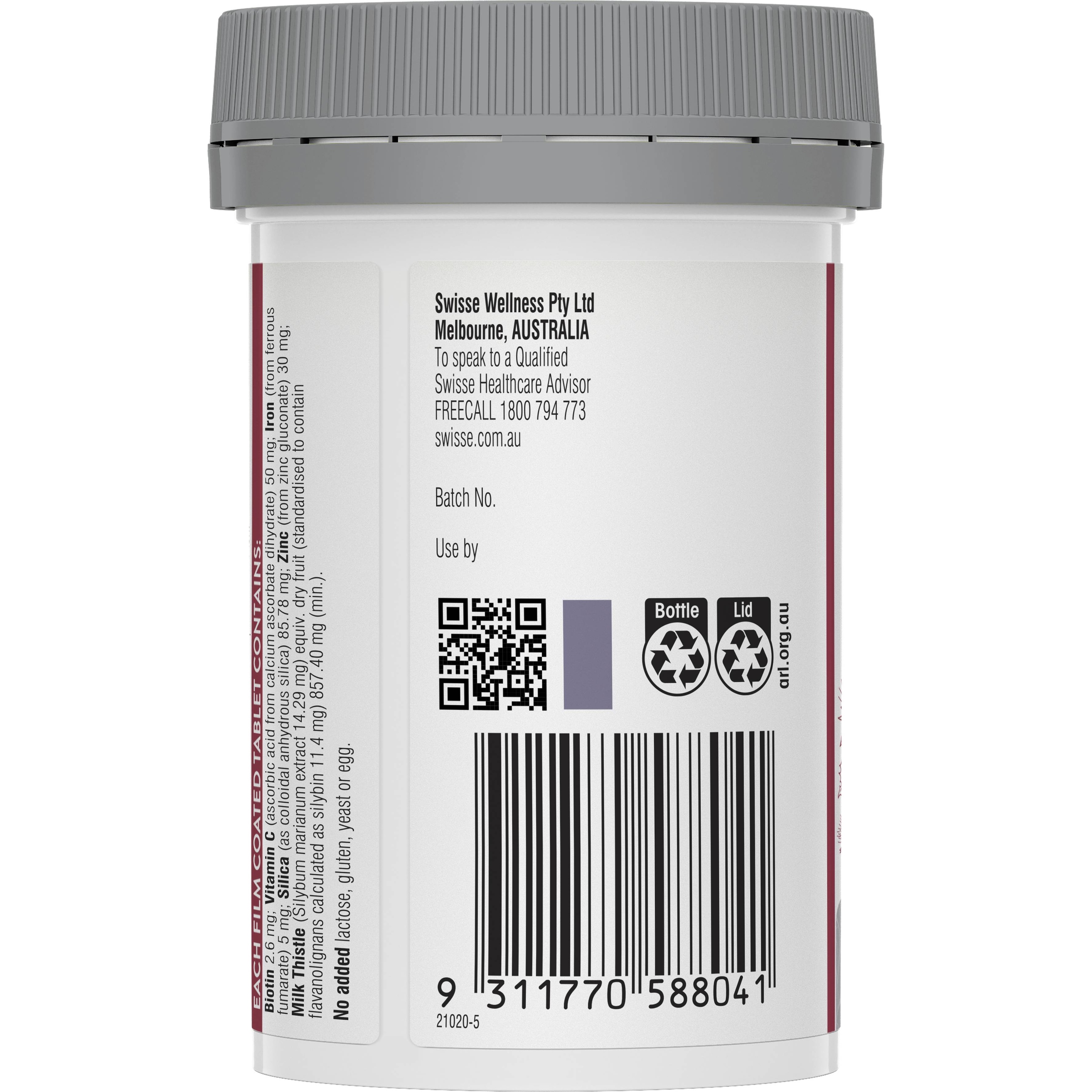 SWISSE  ULTIBOOST HAIR SKIN NAILS 60 TABLETS - Image 4