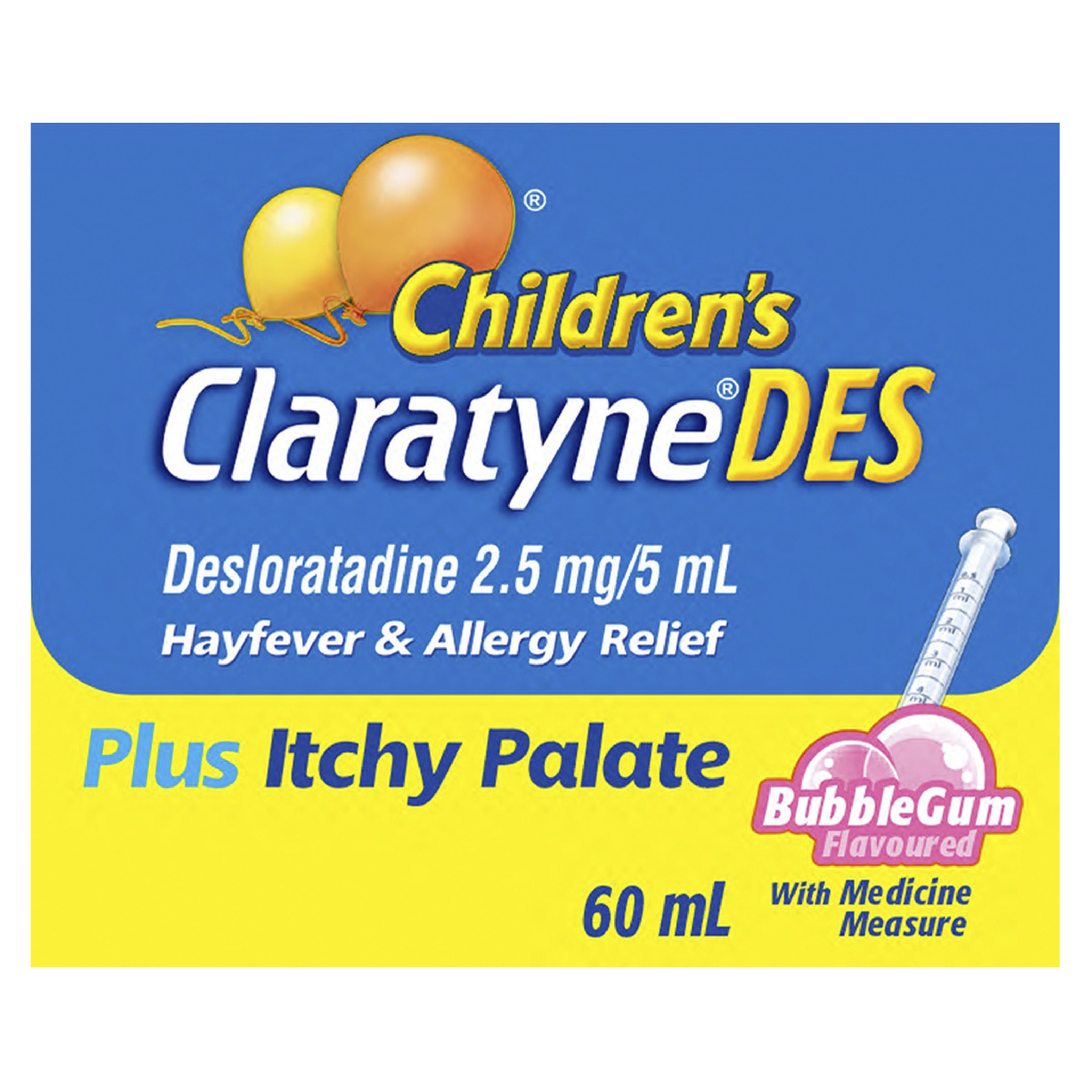 CLARATYNE CHILDRENS BUBBLEGUM SYRUP 60ML - Image 6