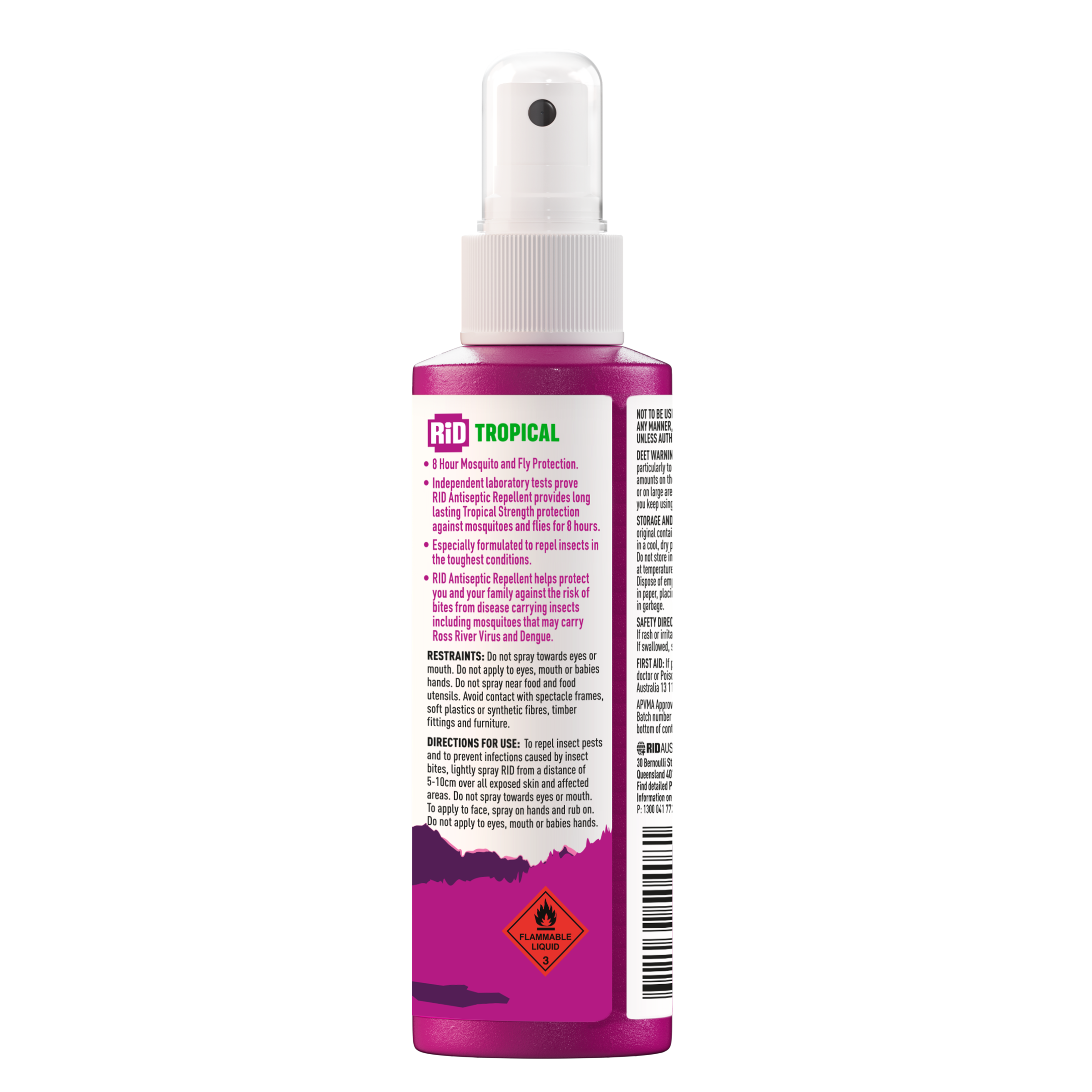 RID TROPICAL REPELLENT MEDI BITE PROTECT SPRAY 100ML - Image 2