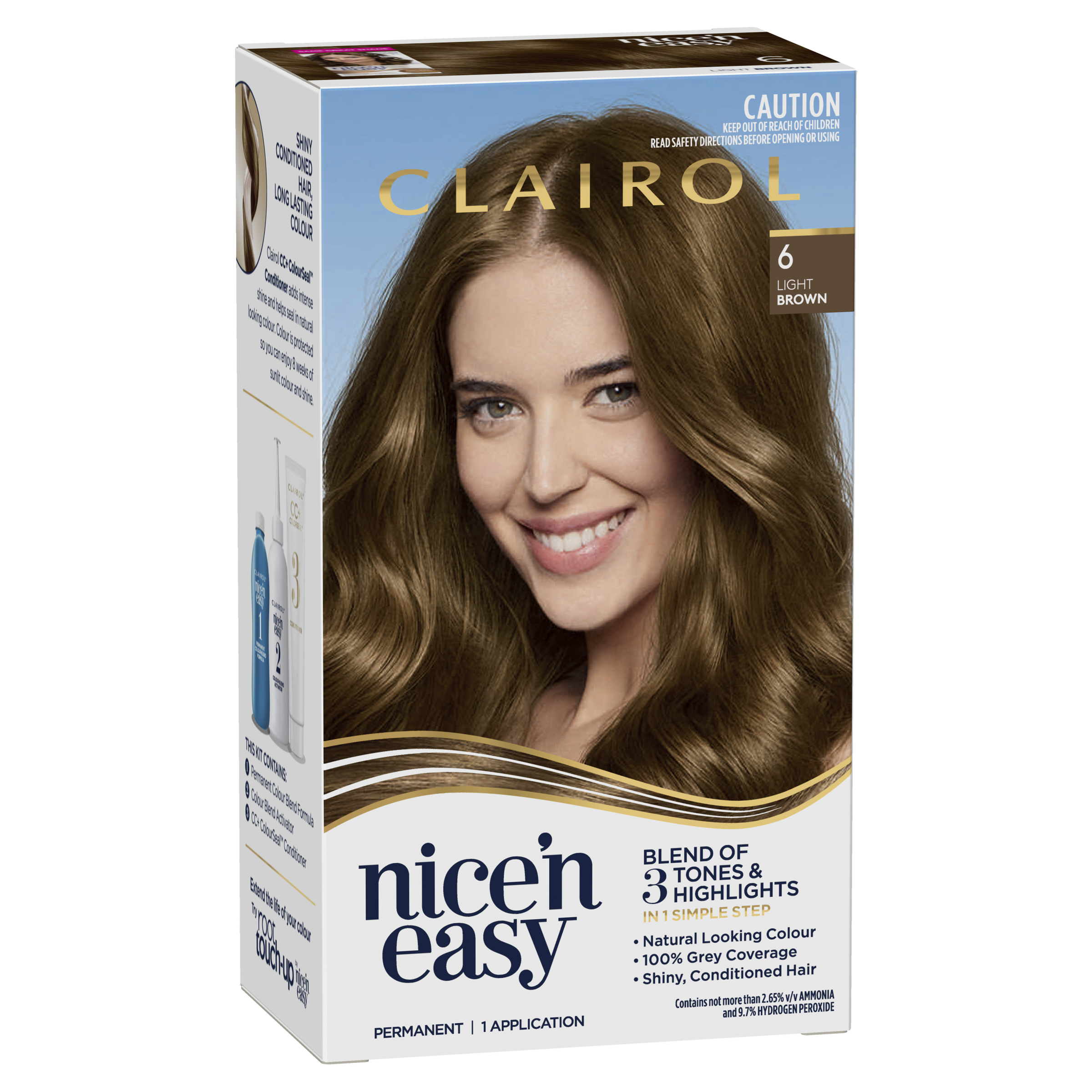CLAIROL NICE N EASY 6 LIGHT BROWN
