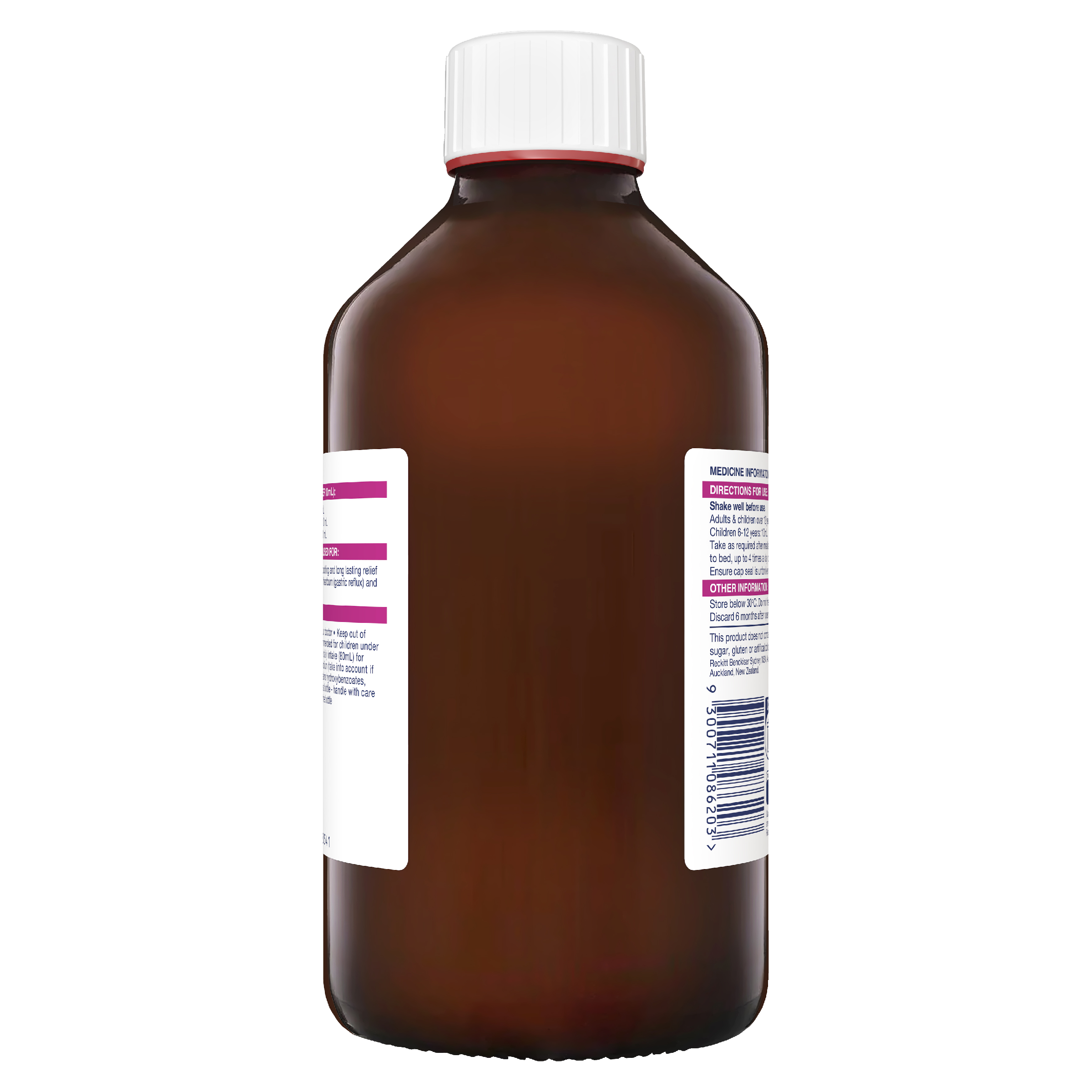 GAVISCON DUAL ACTION PEPPERMINT LIQUID 600ML - Image 4
