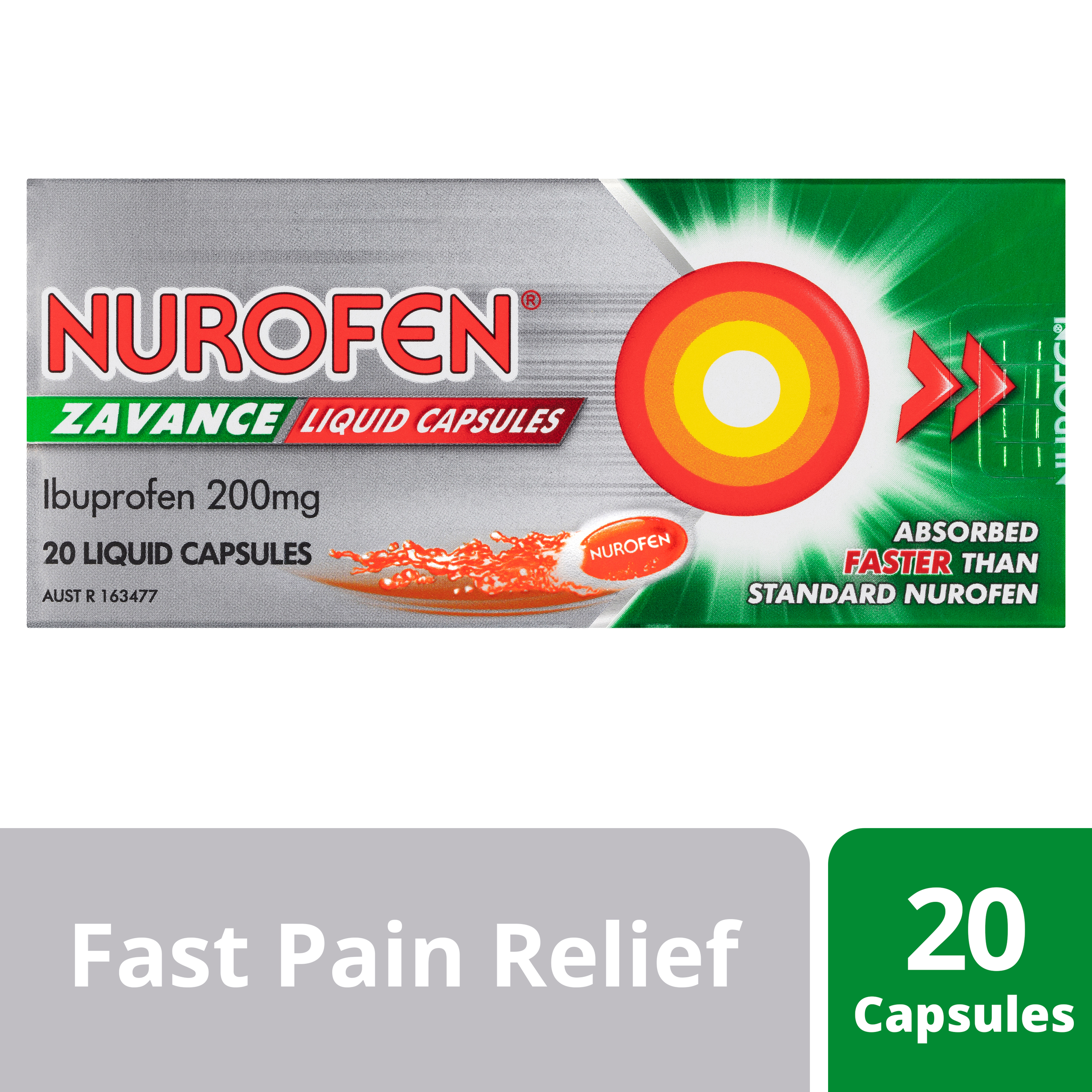 NUROFEN ZAVANCE LIQUID 20 CAPSULES - Image 9