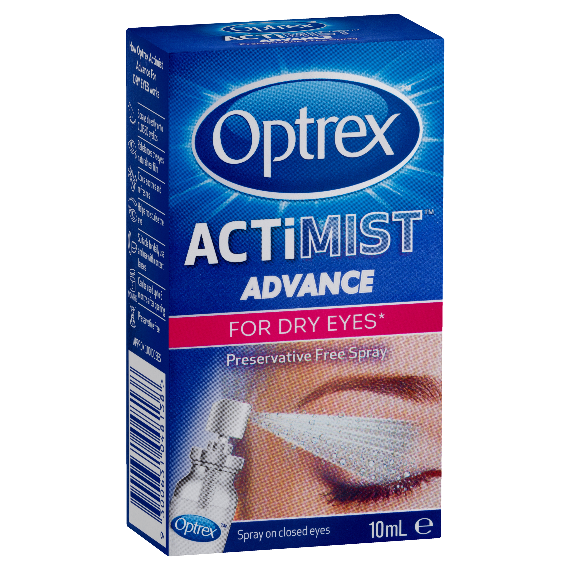 OPTREX ACTIMIST ADVANCE EYE SPRAY 10ML