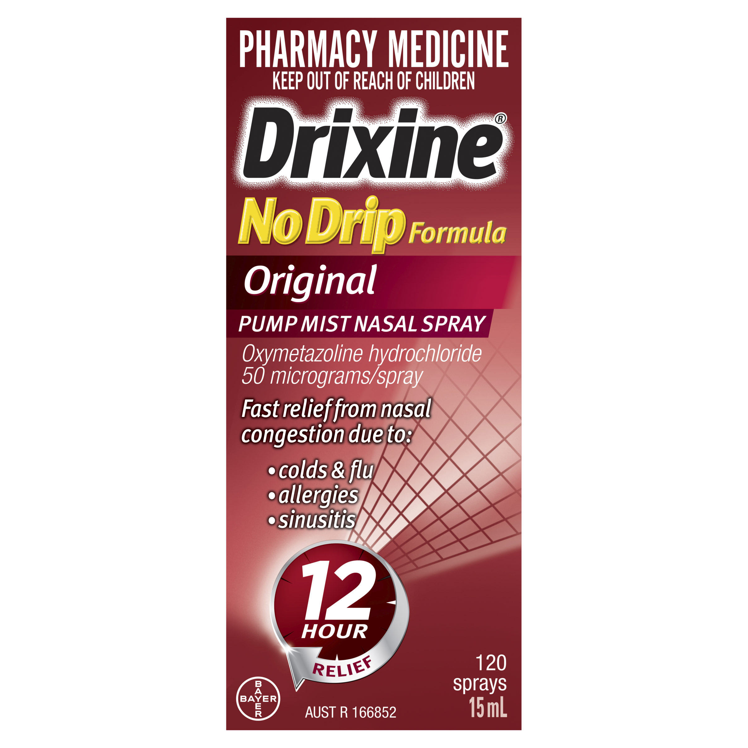 DRIXINE NO DRIP NASAL SPRAY 15ML - Image 2