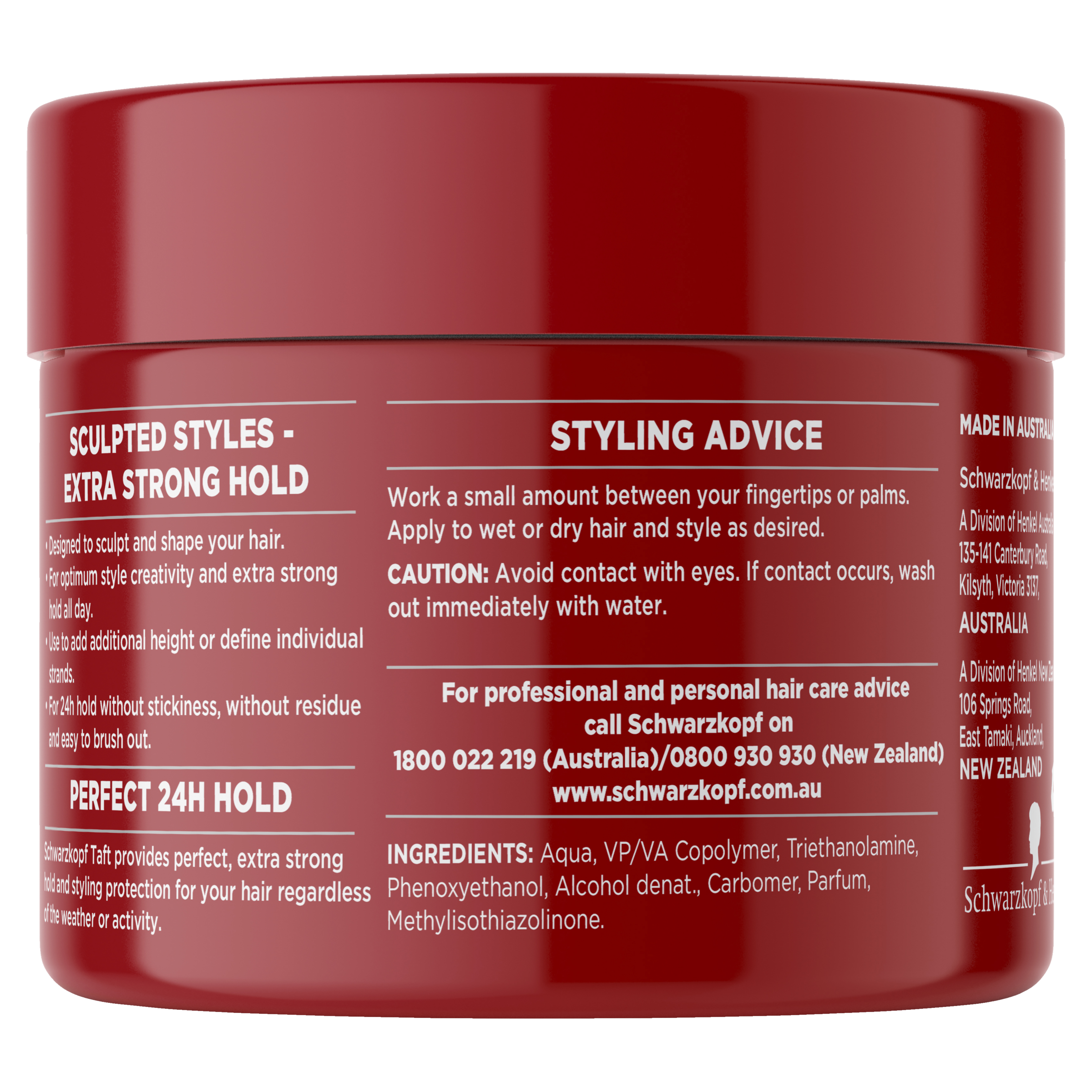 SCHWARZKOPF TAFT STYLING GEL EXTRA STRONG 250G - Image 4