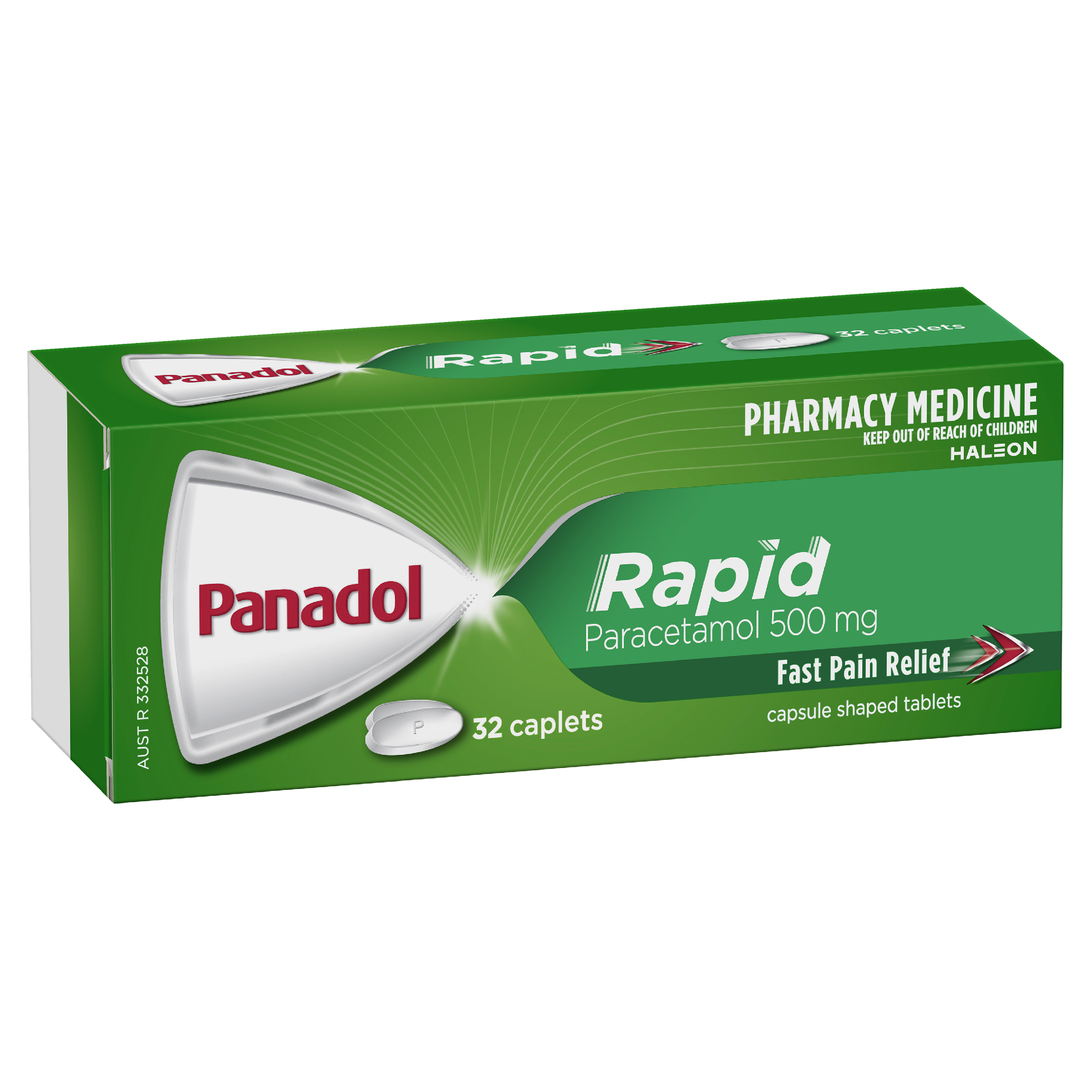 PANADOL RAPID 500MG 32 CAPLETS