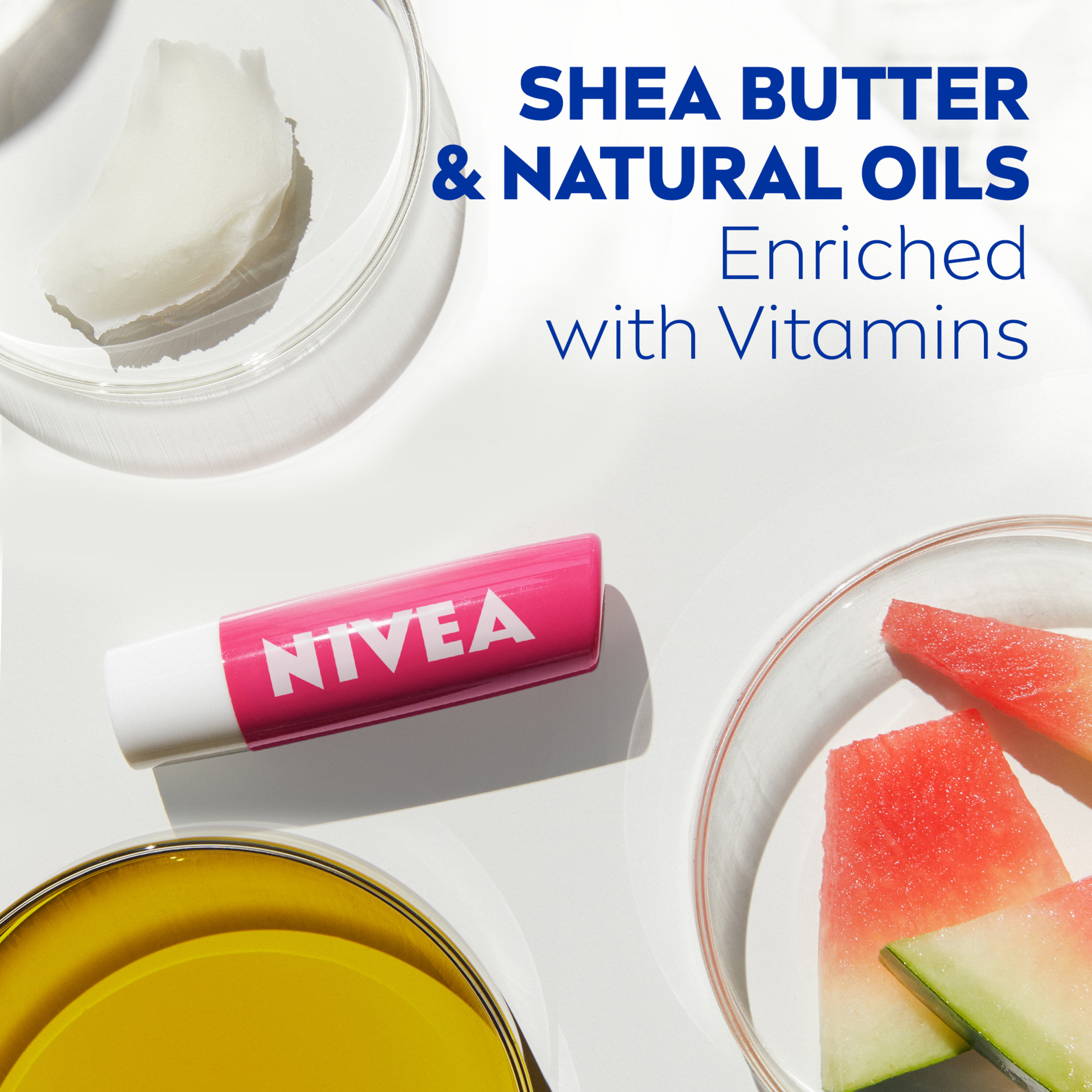 NIVEA LIP BALM STICK WATERMELON SHINE 4.8G - Image 6