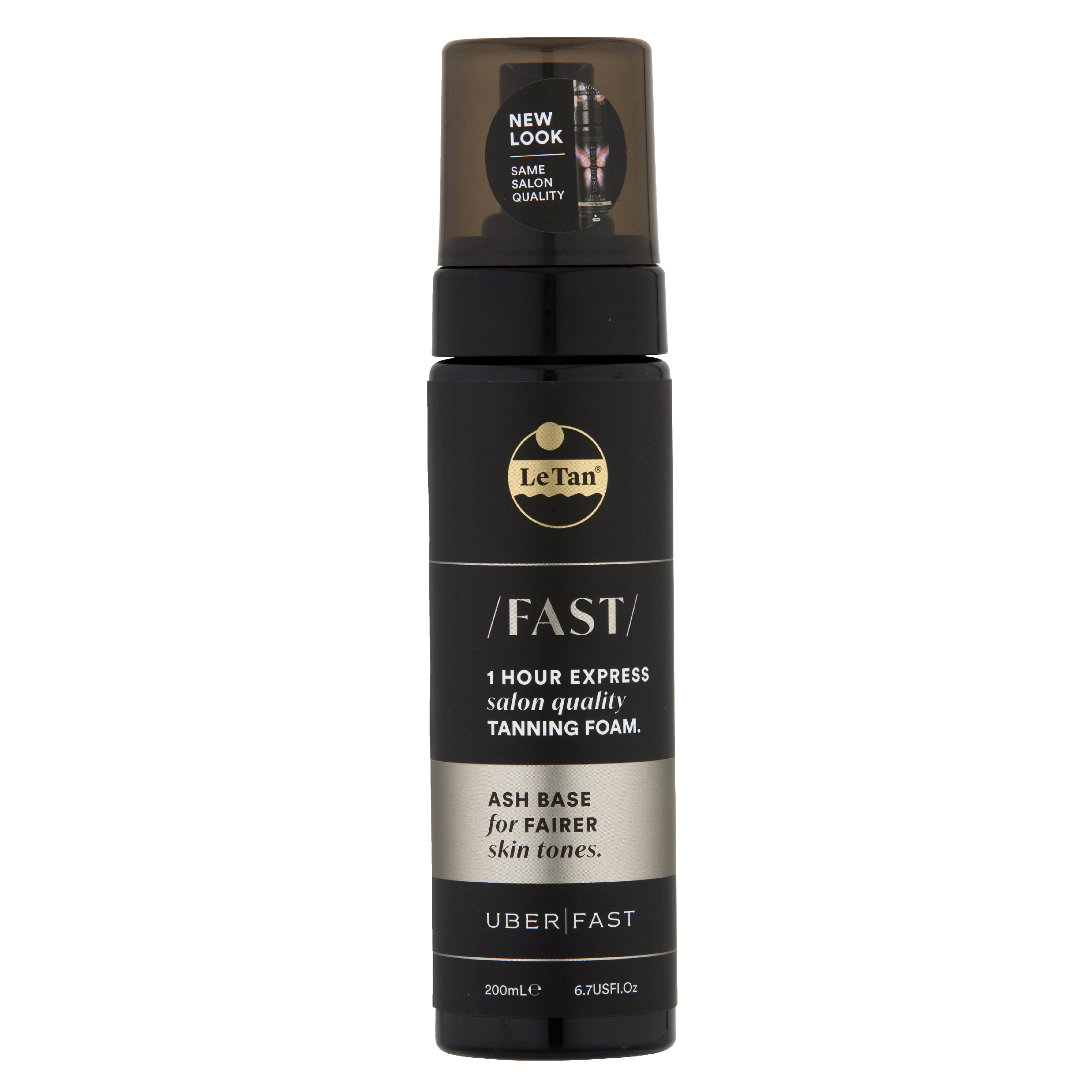 LE TAN FAST TANNING FOAM 1HR EXPRESS ASH FAIR SKIN 200ML