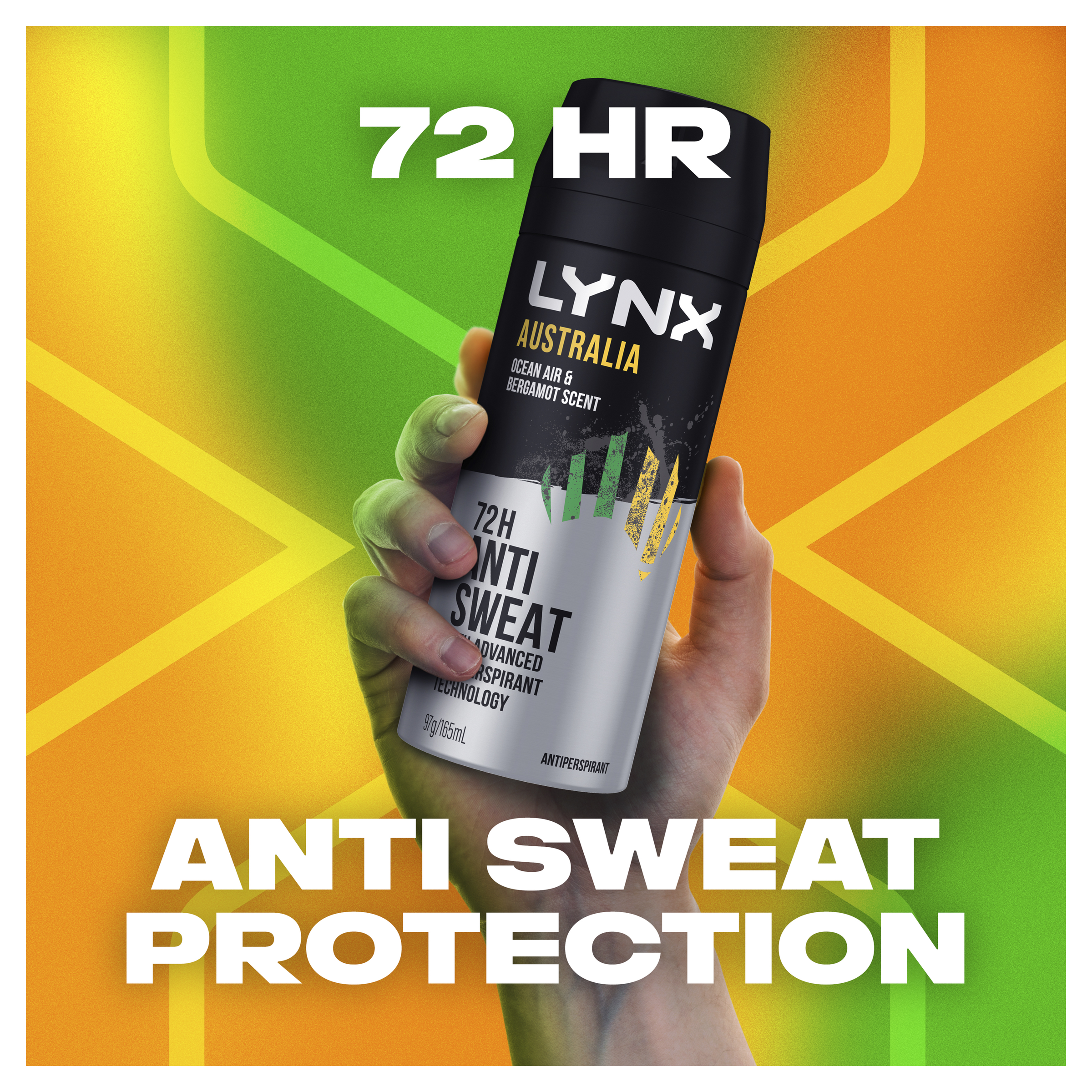 LYNX MEN ANTIPERSPIRANT AUSTRALIA 72H 165ML - Image 4