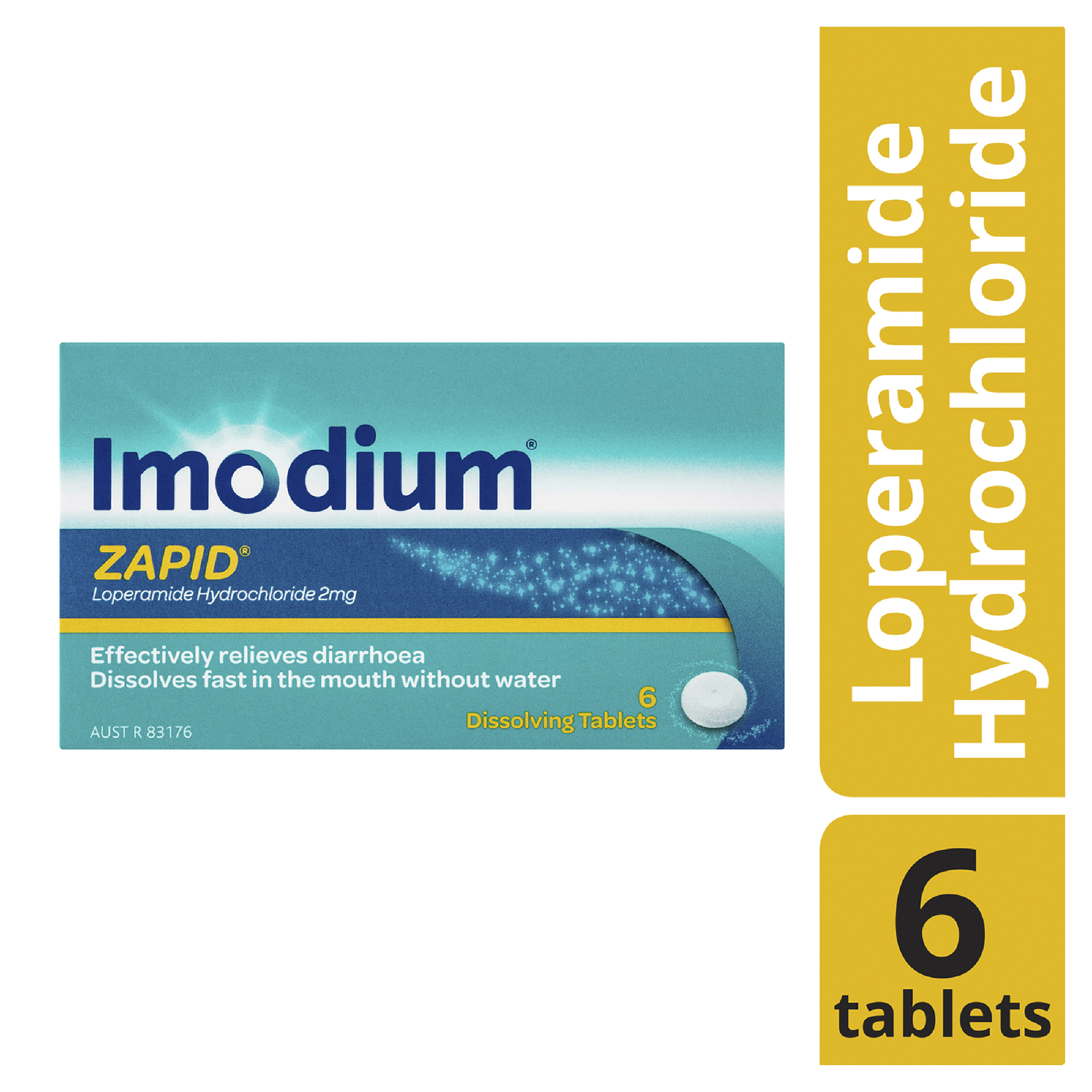 IMODIUM ZAPID DIARRHOEA RELIEF 6 TABLETS - Image 5