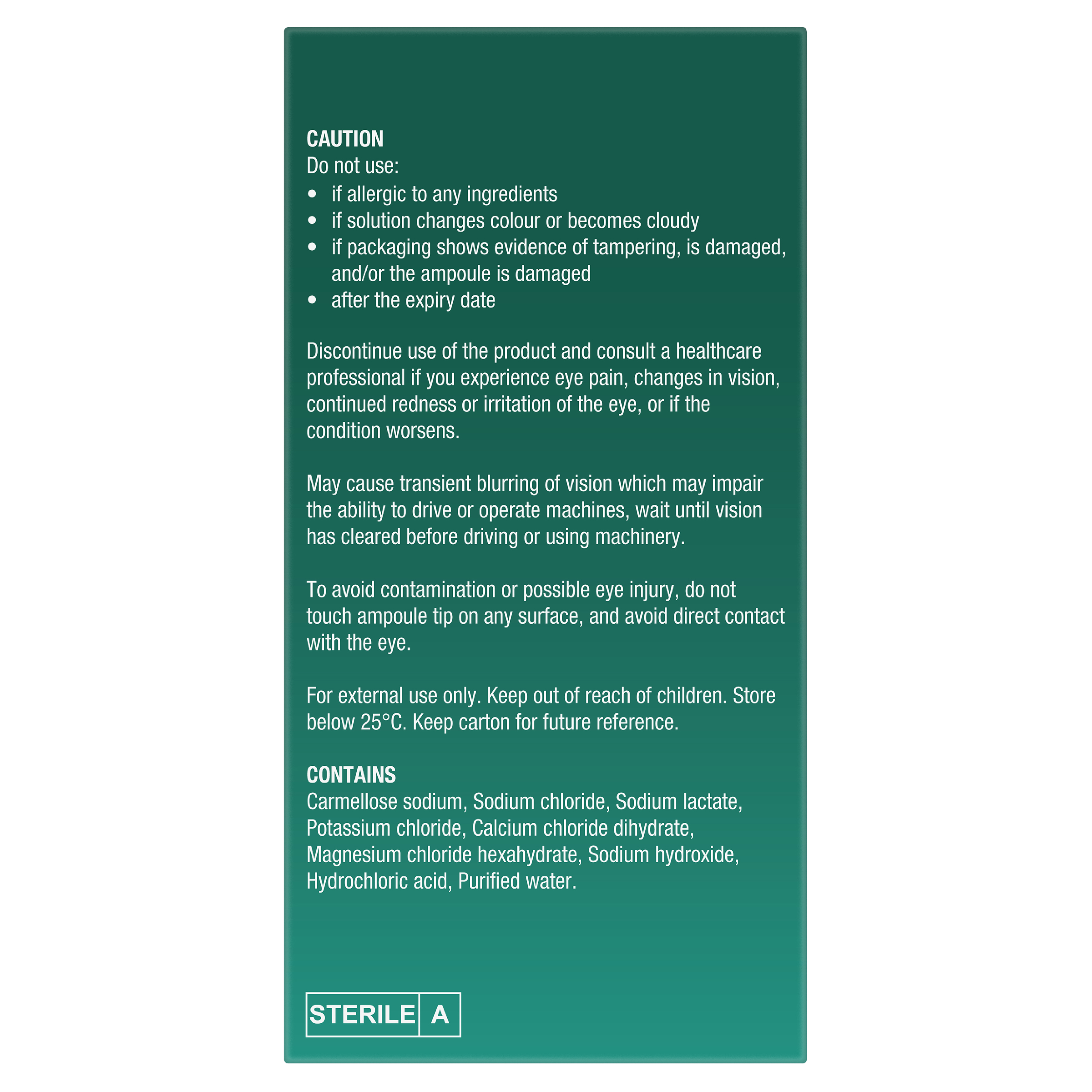 CELLUFRESH LUBRICANT EYE DROPS 0.4ML 30 PACK - Image 3