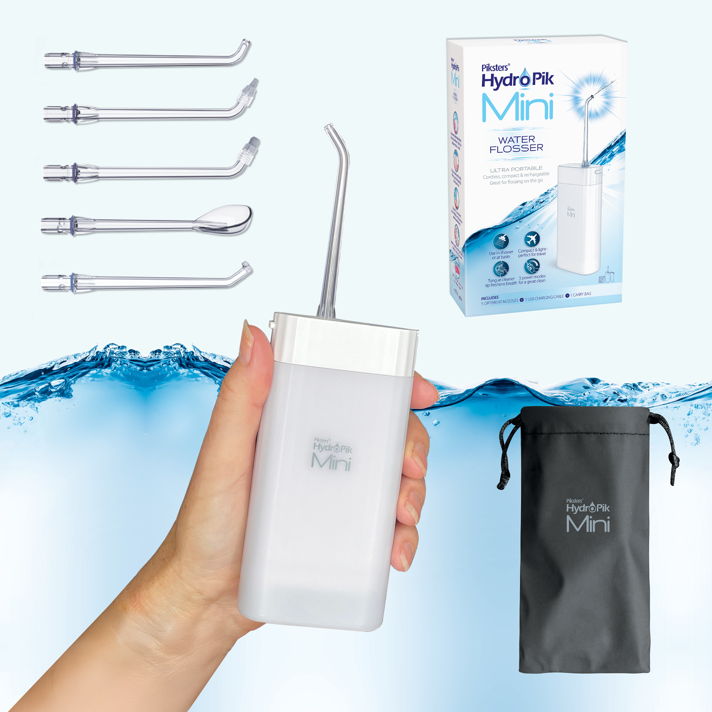 PIKSTERS HYDROPIK WATER FLOSSER CORDLESS MINI - Image 7